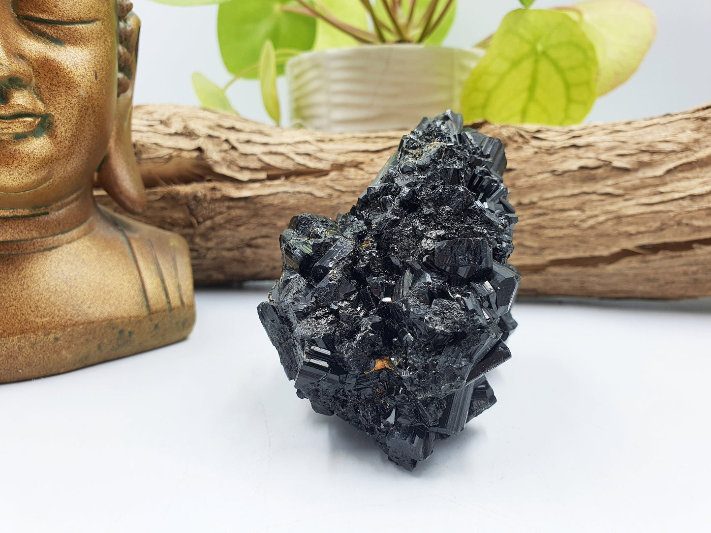 Large Zambian Black Tourmaline Specimen