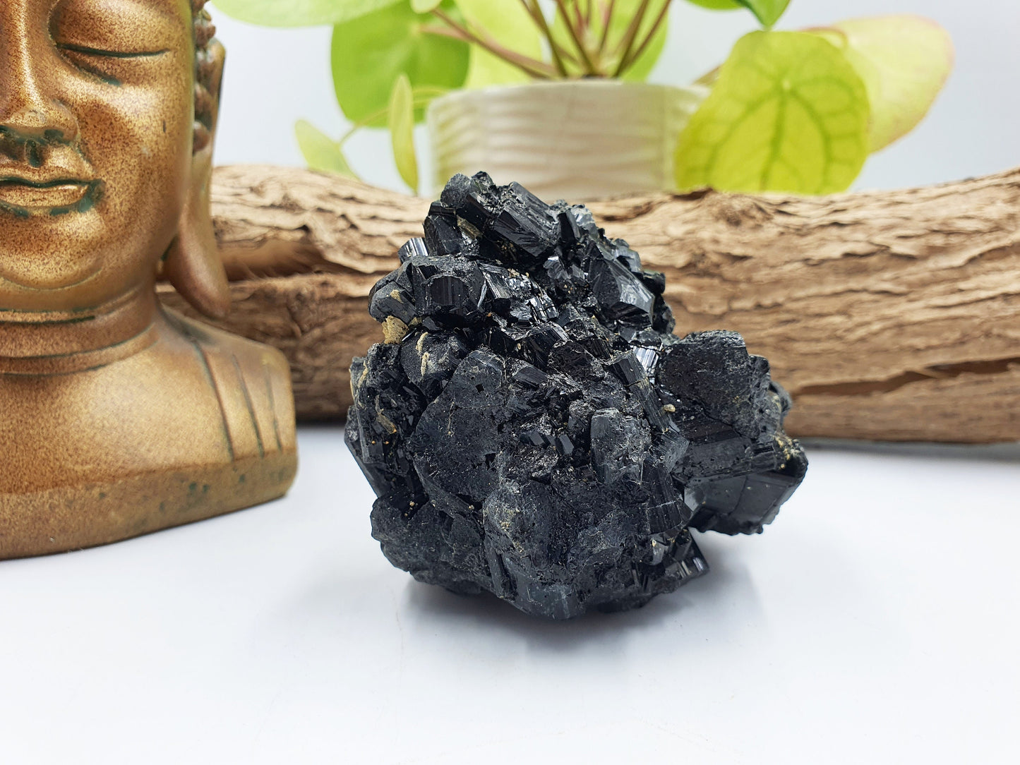 Large Zambian Black Tourmaline Specimen
