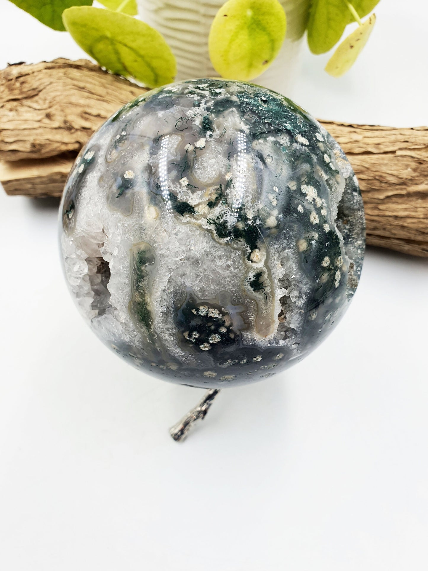 Large Ocean Jasper Sphere