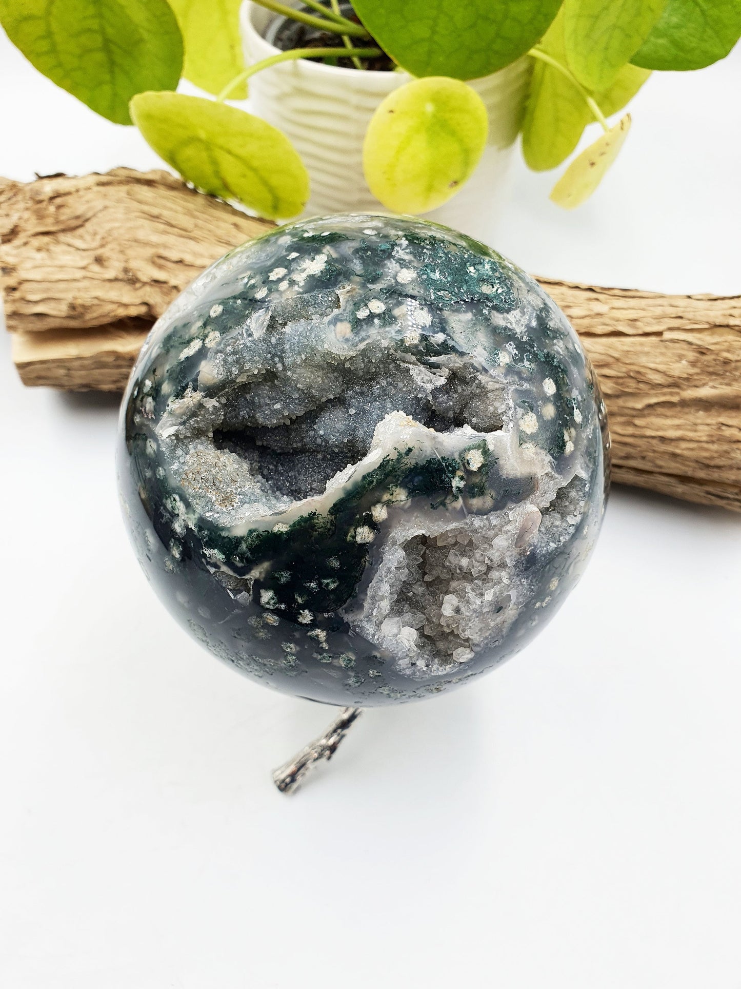 Large Ocean Jasper Sphere
