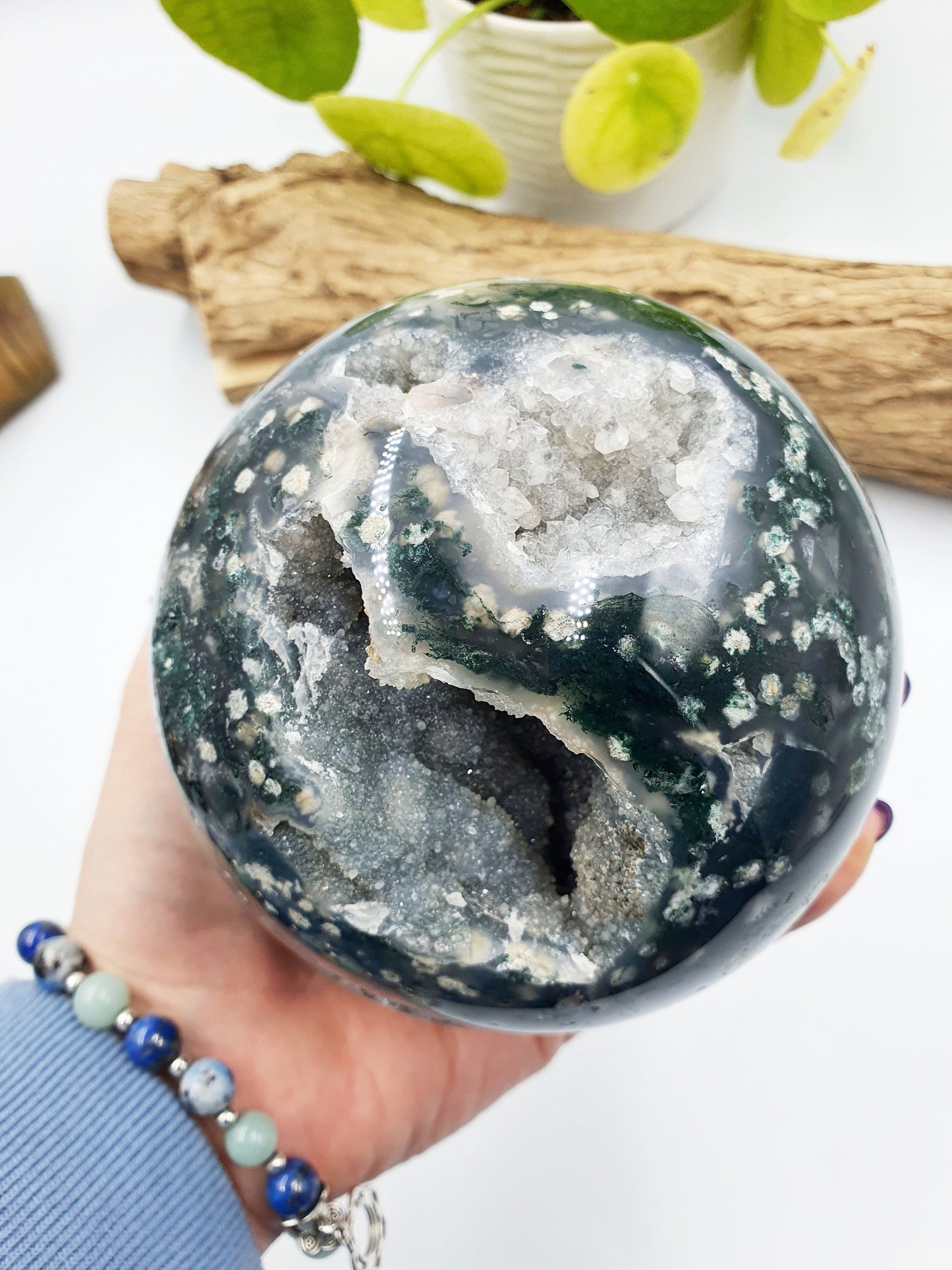 Large Ocean Jasper Sphere
