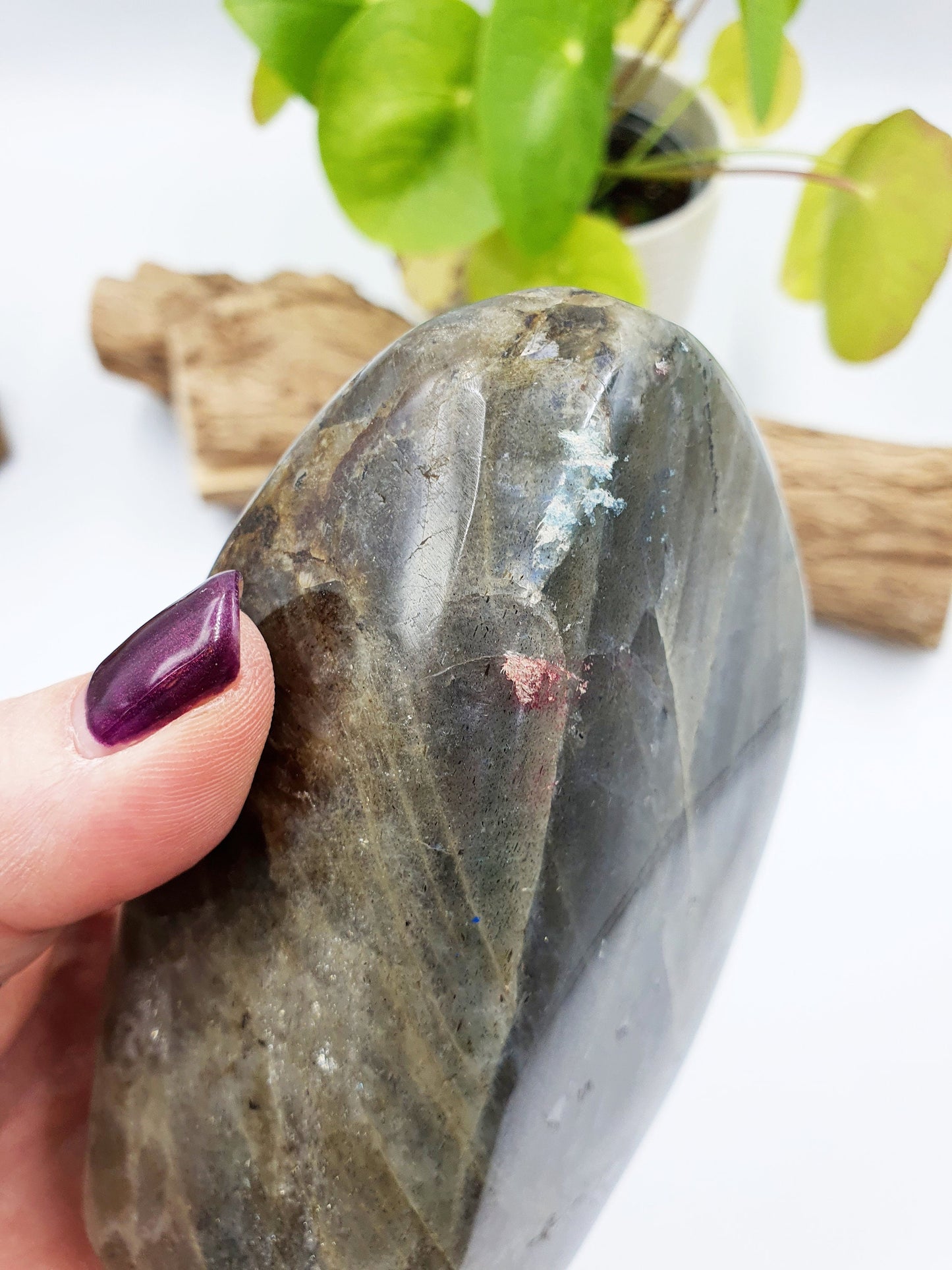 Pink and Purple Labradorite Freeform