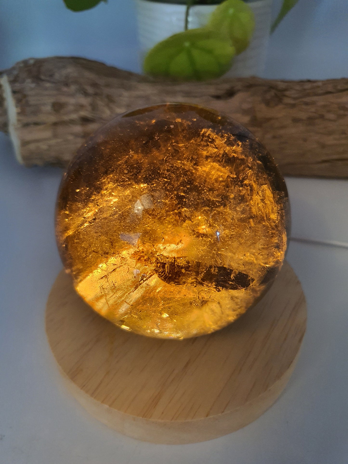 Dark Smokey Quartz Sphere