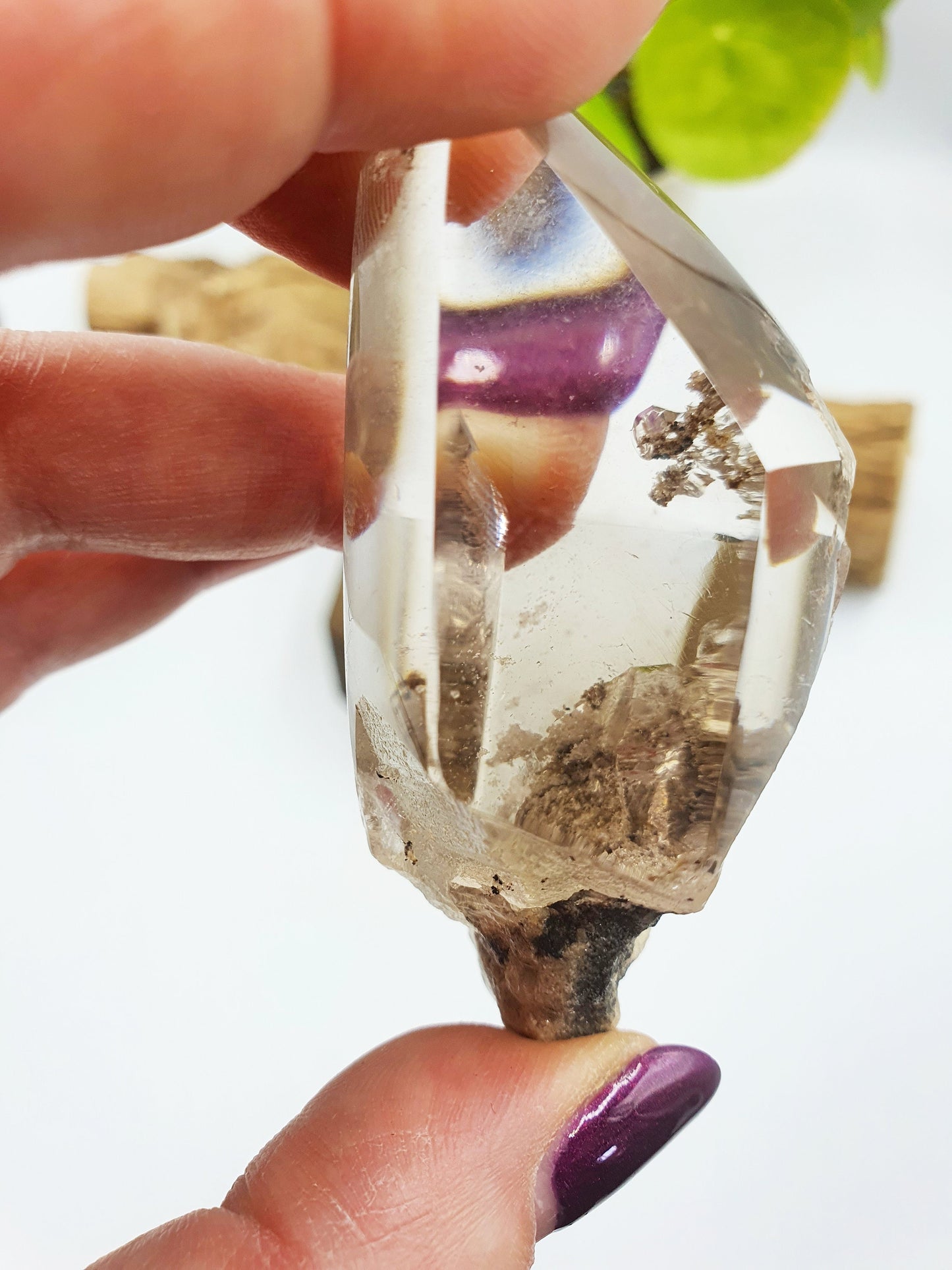 White Garden Quartz Freeform /Lodolite Quartz Freeform