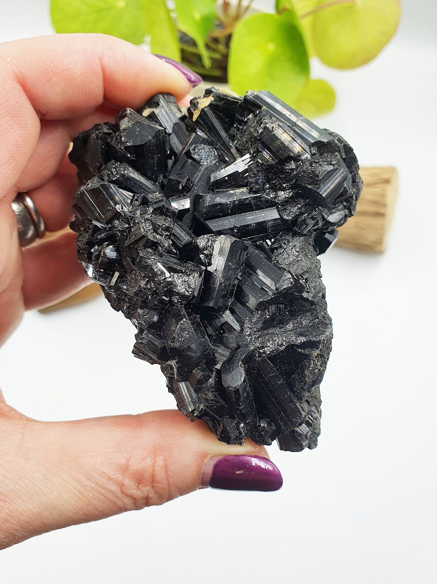 Large Zambian Black Tourmaline Specimen
