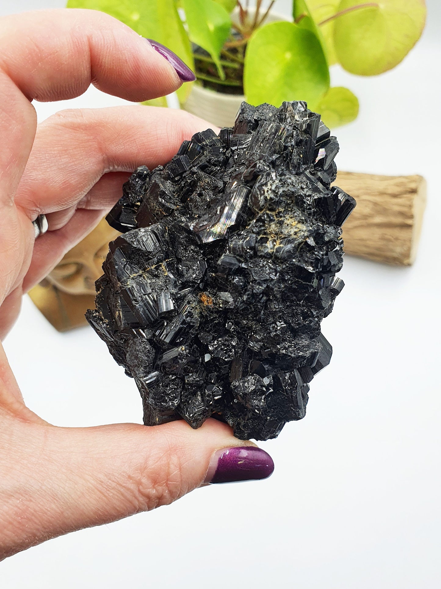 Large Zambian Black Tourmaline Specimen