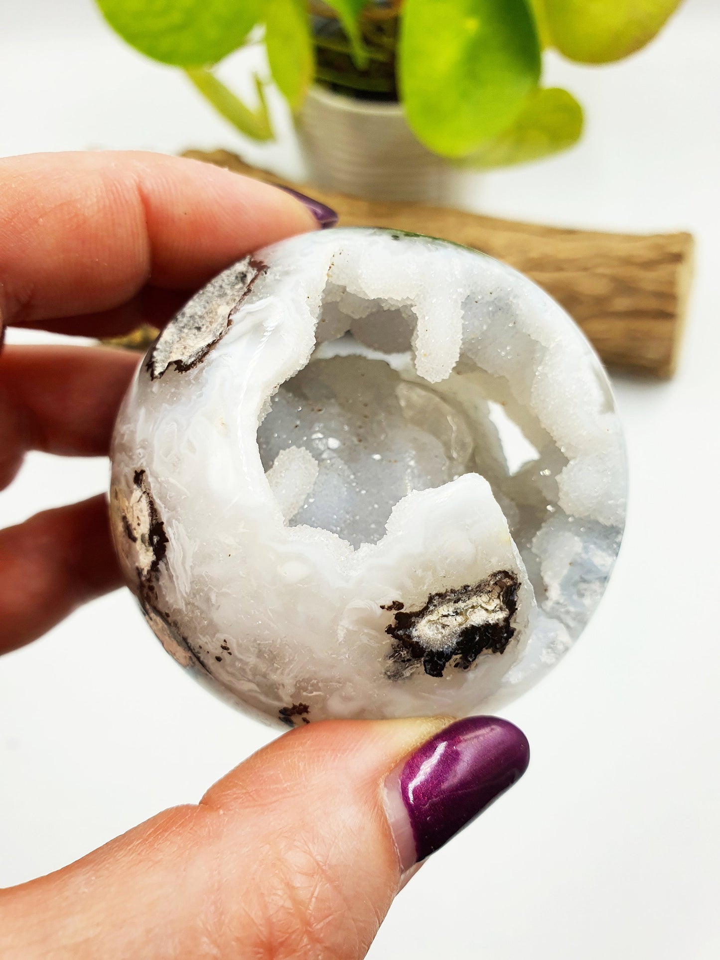 Drusy Agate Sphere