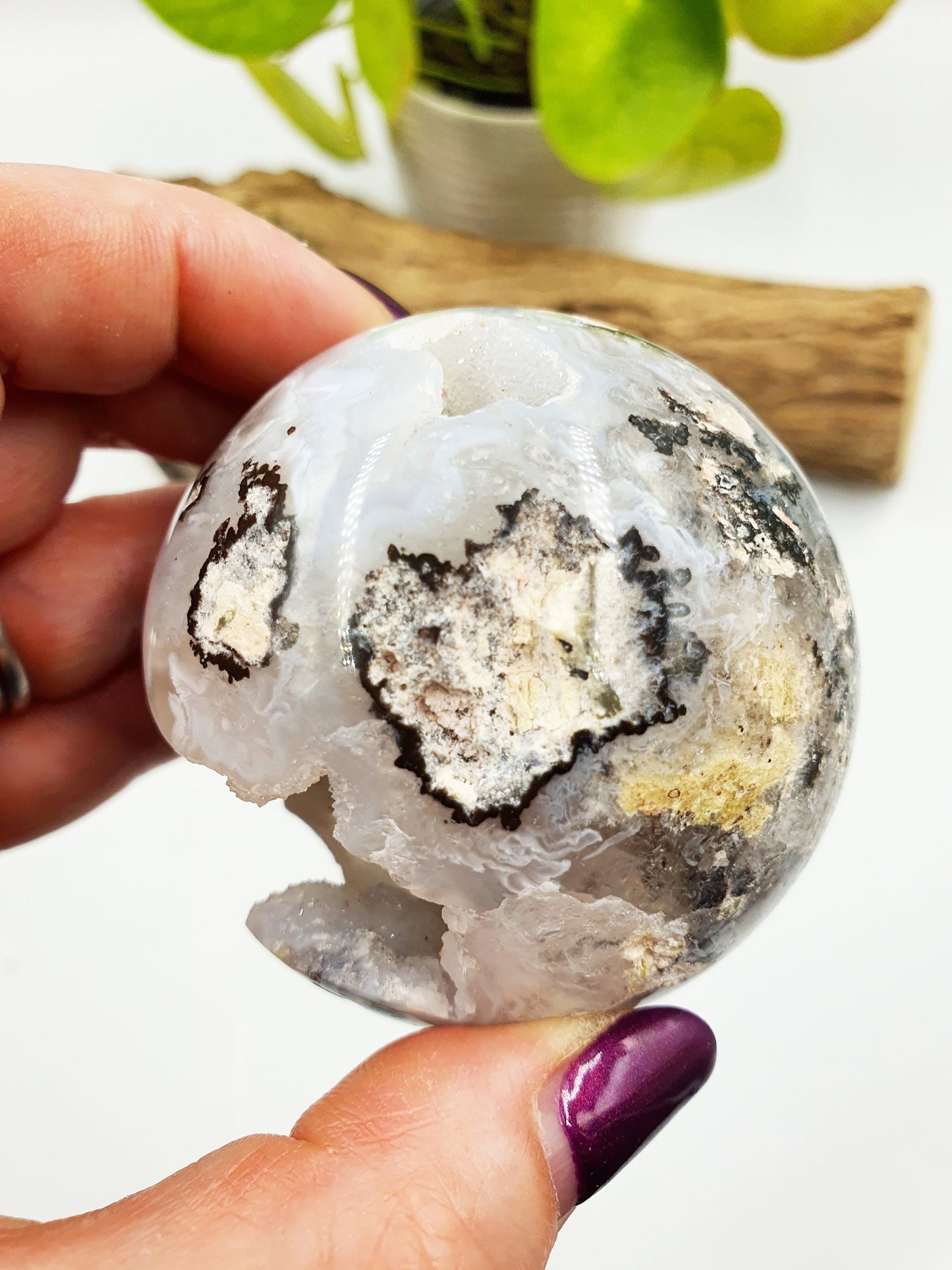 Drusy Agate Sphere