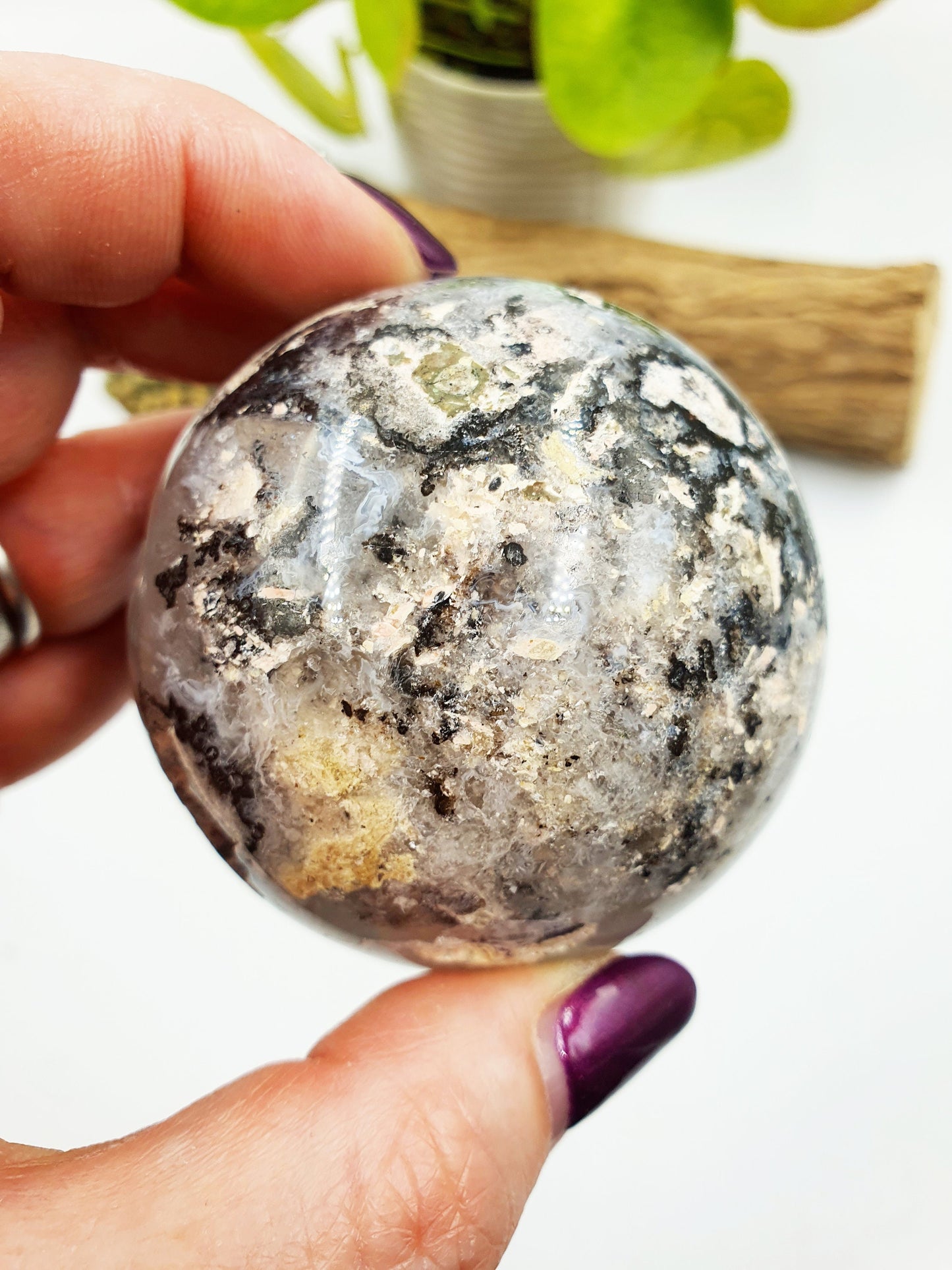 Drusy Agate Sphere
