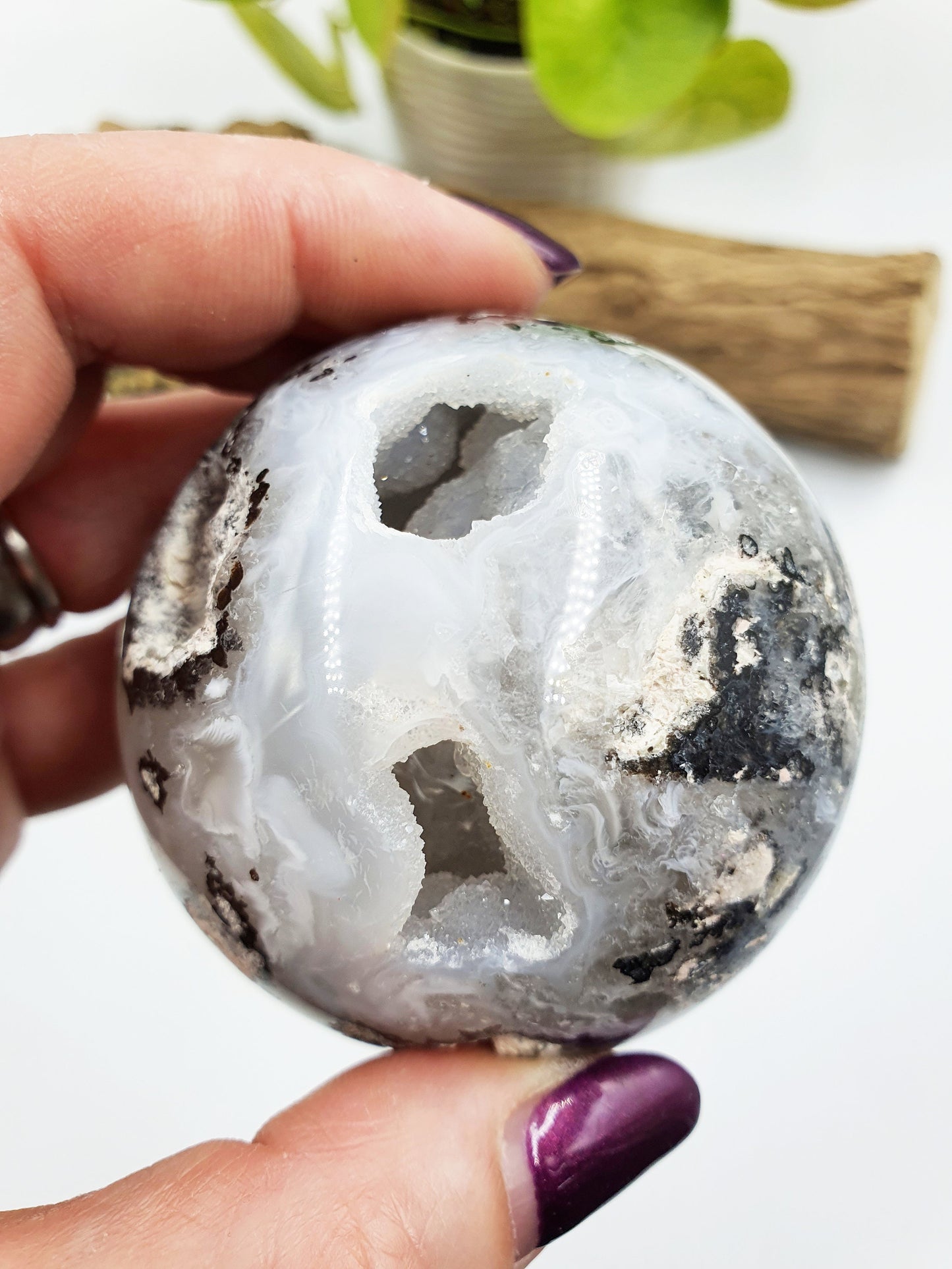 Drusy Agate Sphere
