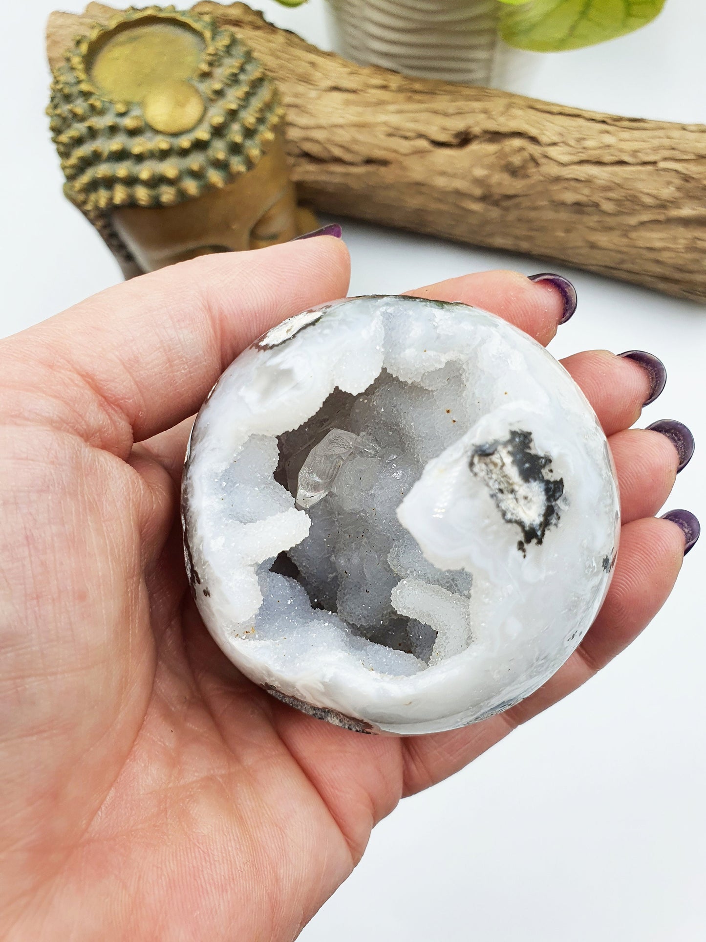 Drusy Agate Sphere