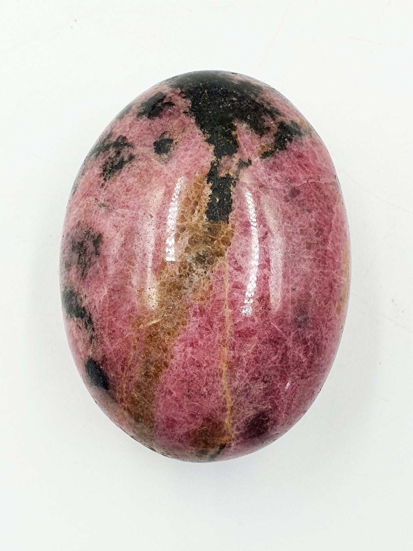 Rhodonite Palm Stone