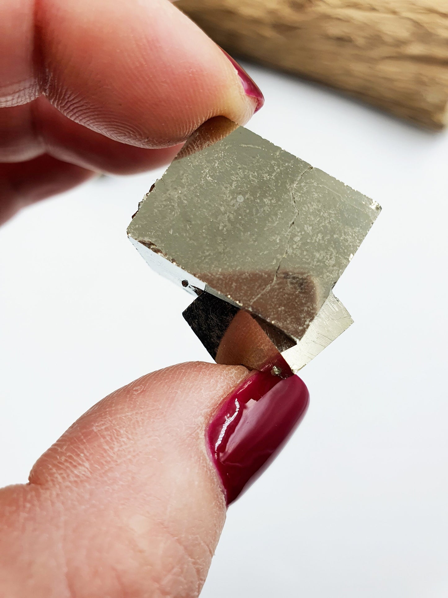 High Quality Pyrite Raw Cube Cluster