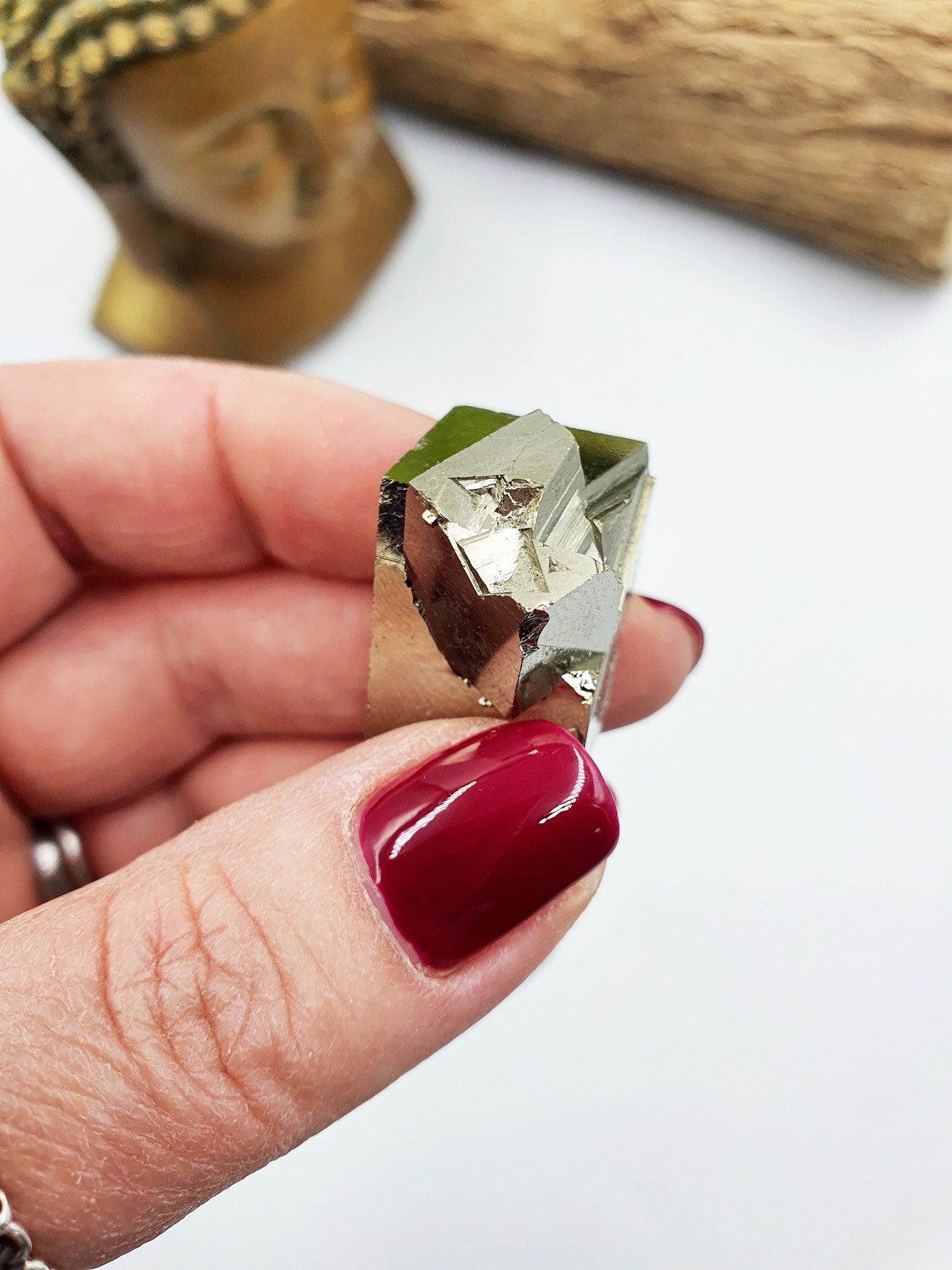 High Quality Pyrite Raw Cube Cluster