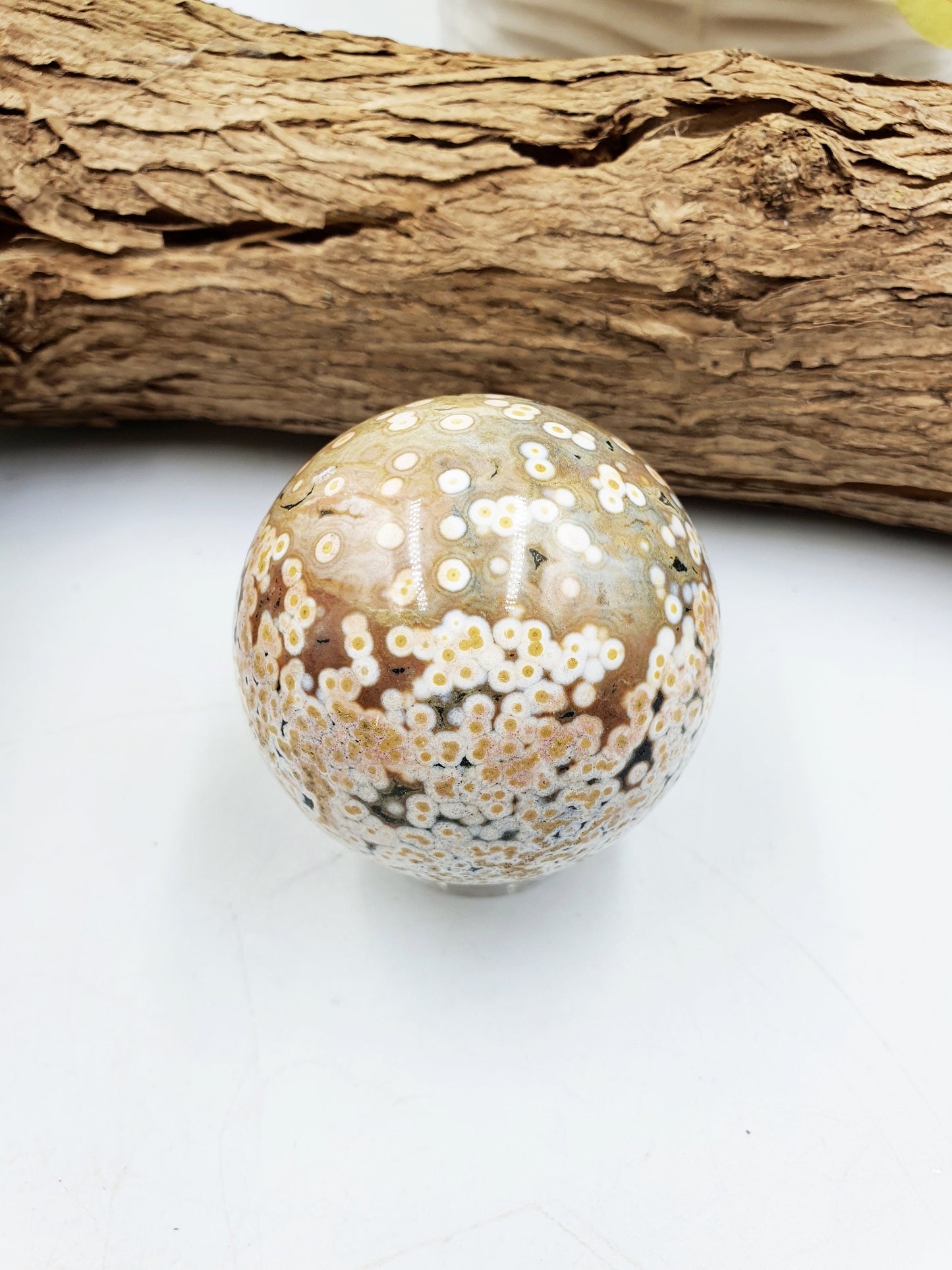Rare 8th Vein Ocean Jasper Sphere