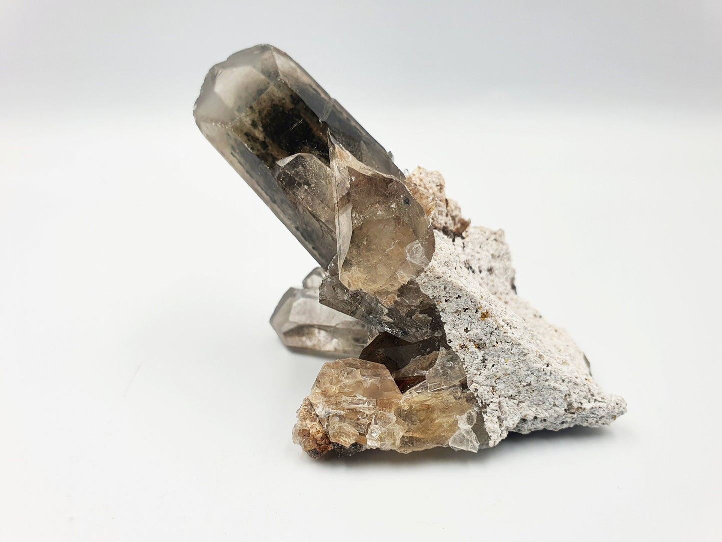Smoky Quartz Raw Crystal Cluster