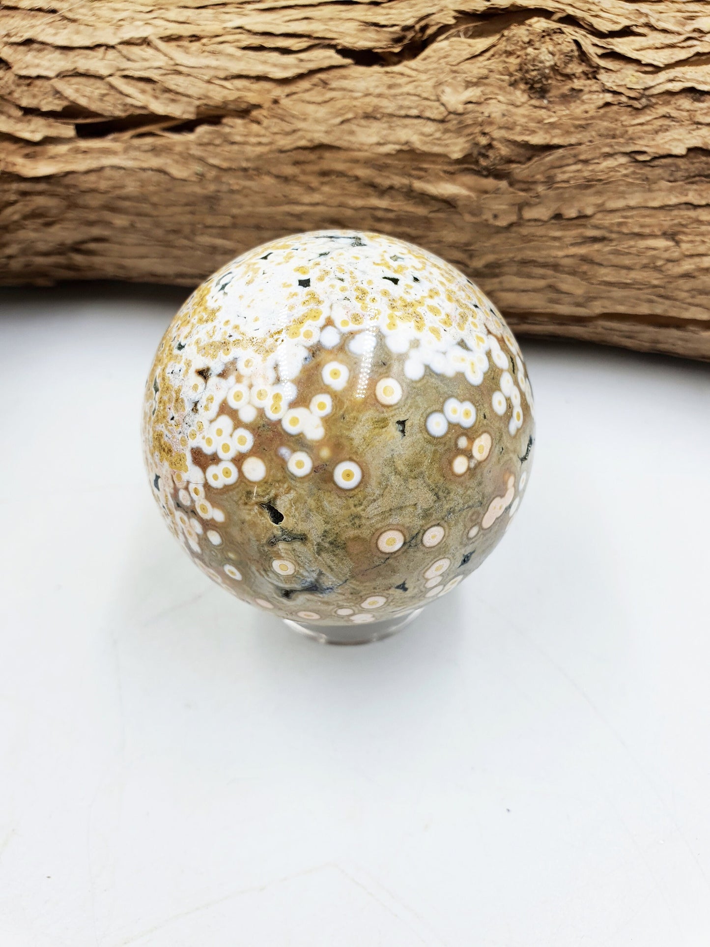 Rare 8th Vein Ocean Jasper Sphere