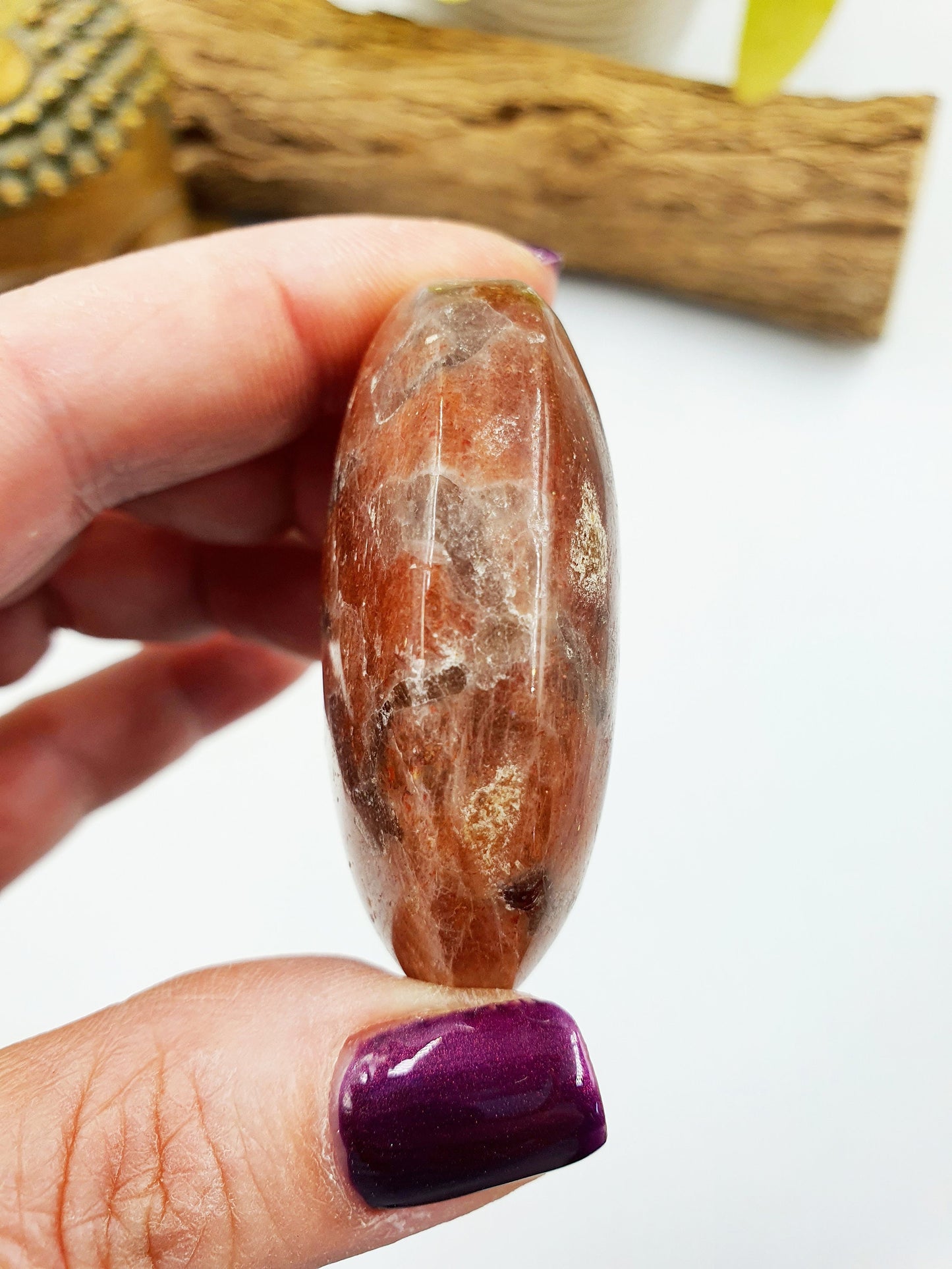 Large High Grade Flashy Sunstone Palm