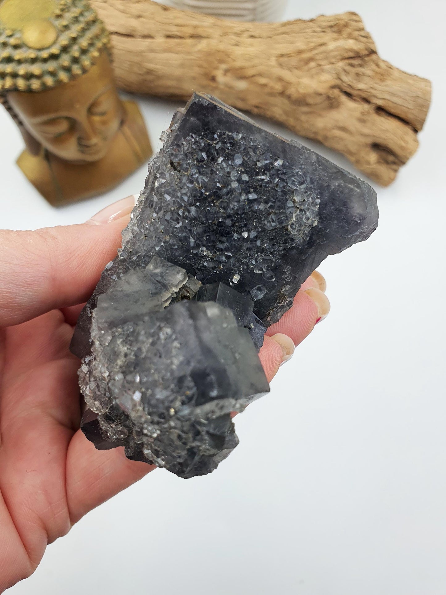 Raw Drusy Fluorite