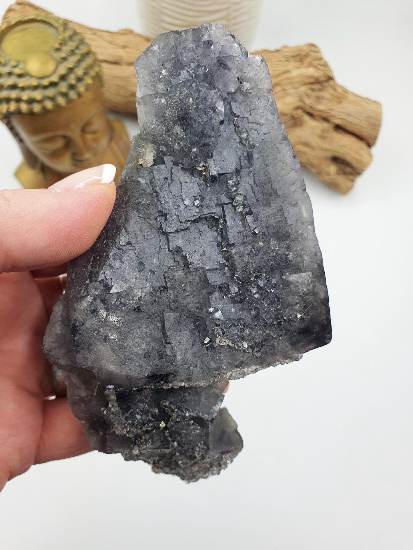 Raw Drusy Fluorite