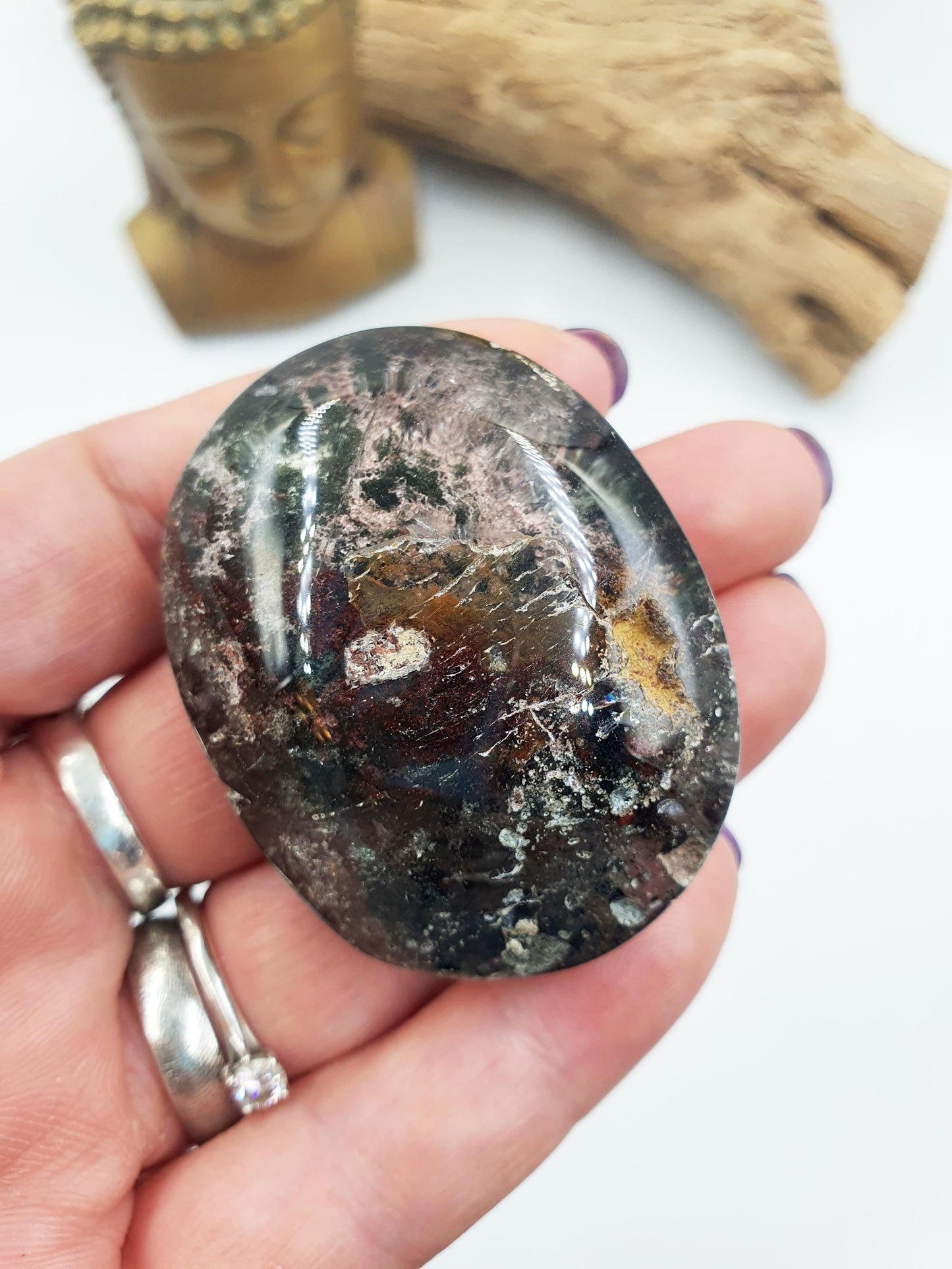 Garden Quartz Palm/Lodolite Quartz Palm