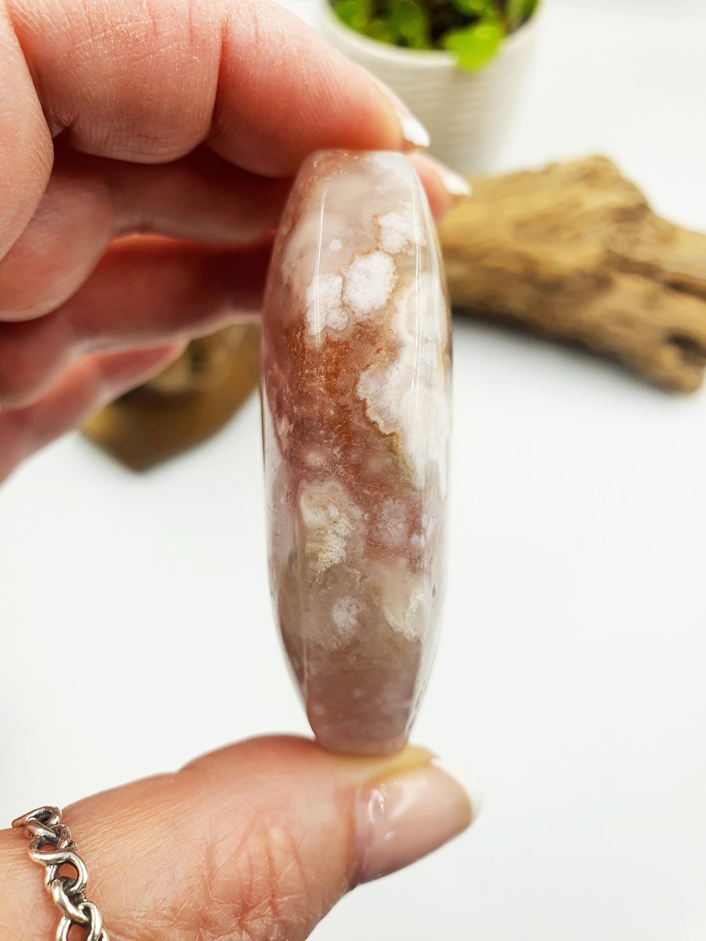 Large High Grade Pink Amethyst druzy Palm