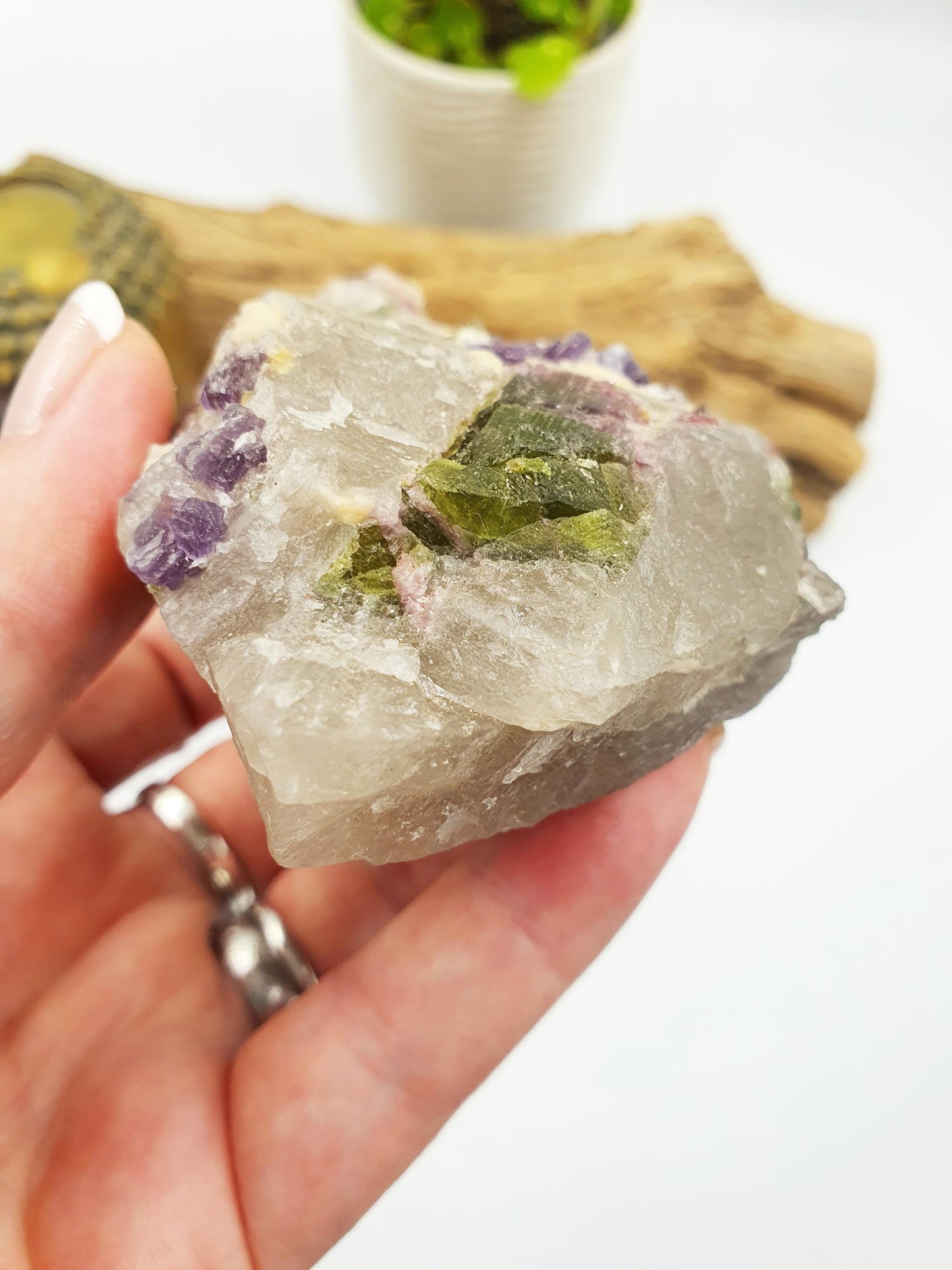 Raw Colourful Tourmaline and Specimen