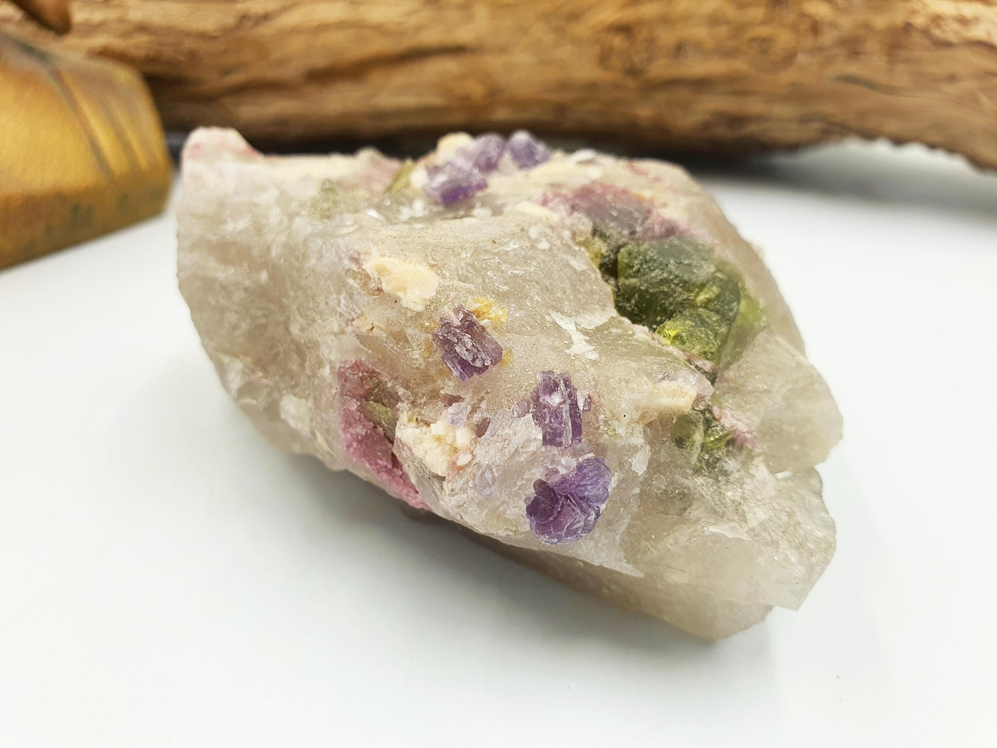 Raw Colourful Tourmaline and Specimen