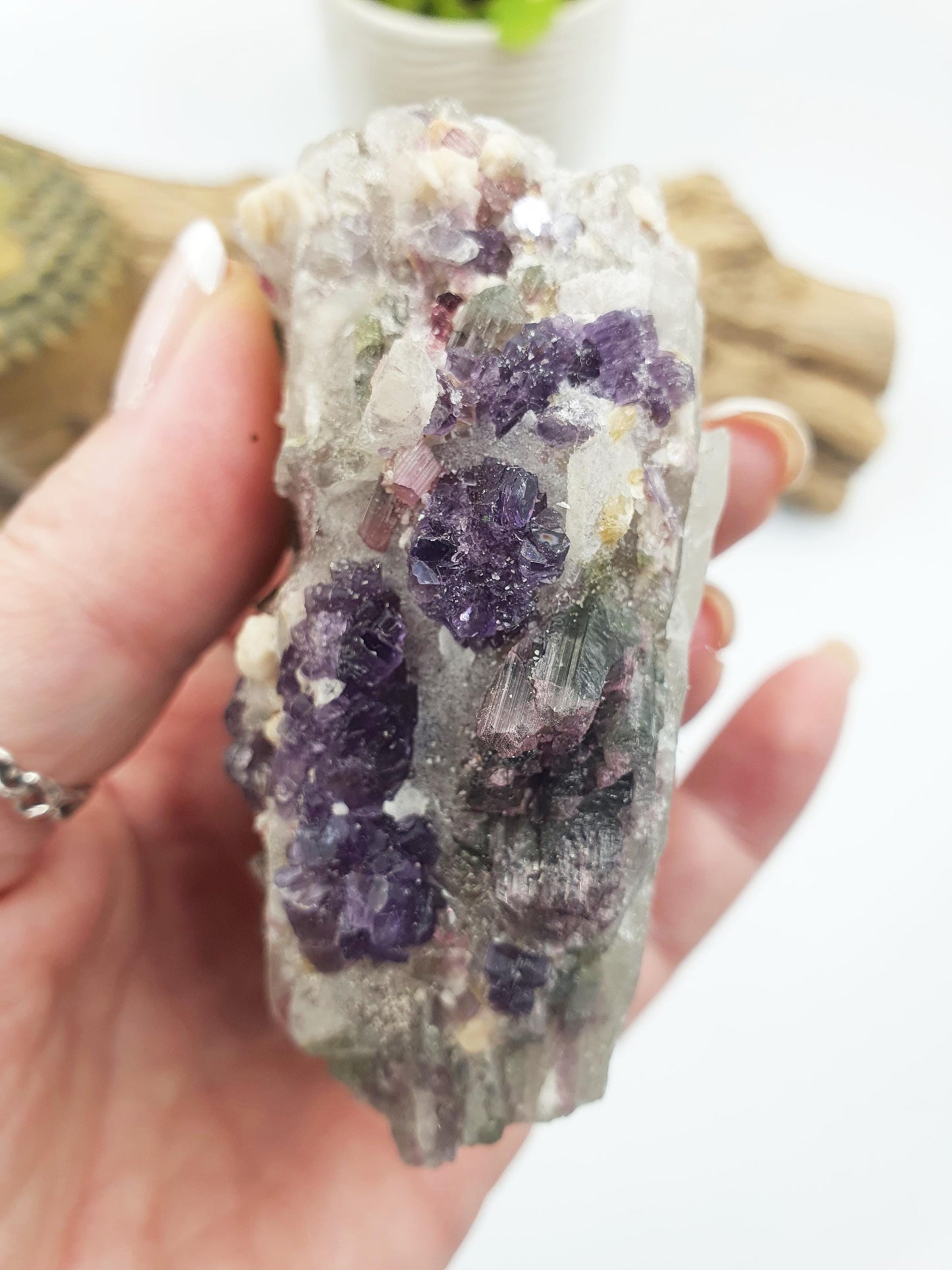 Raw Colourful Tourmaline and Specimen