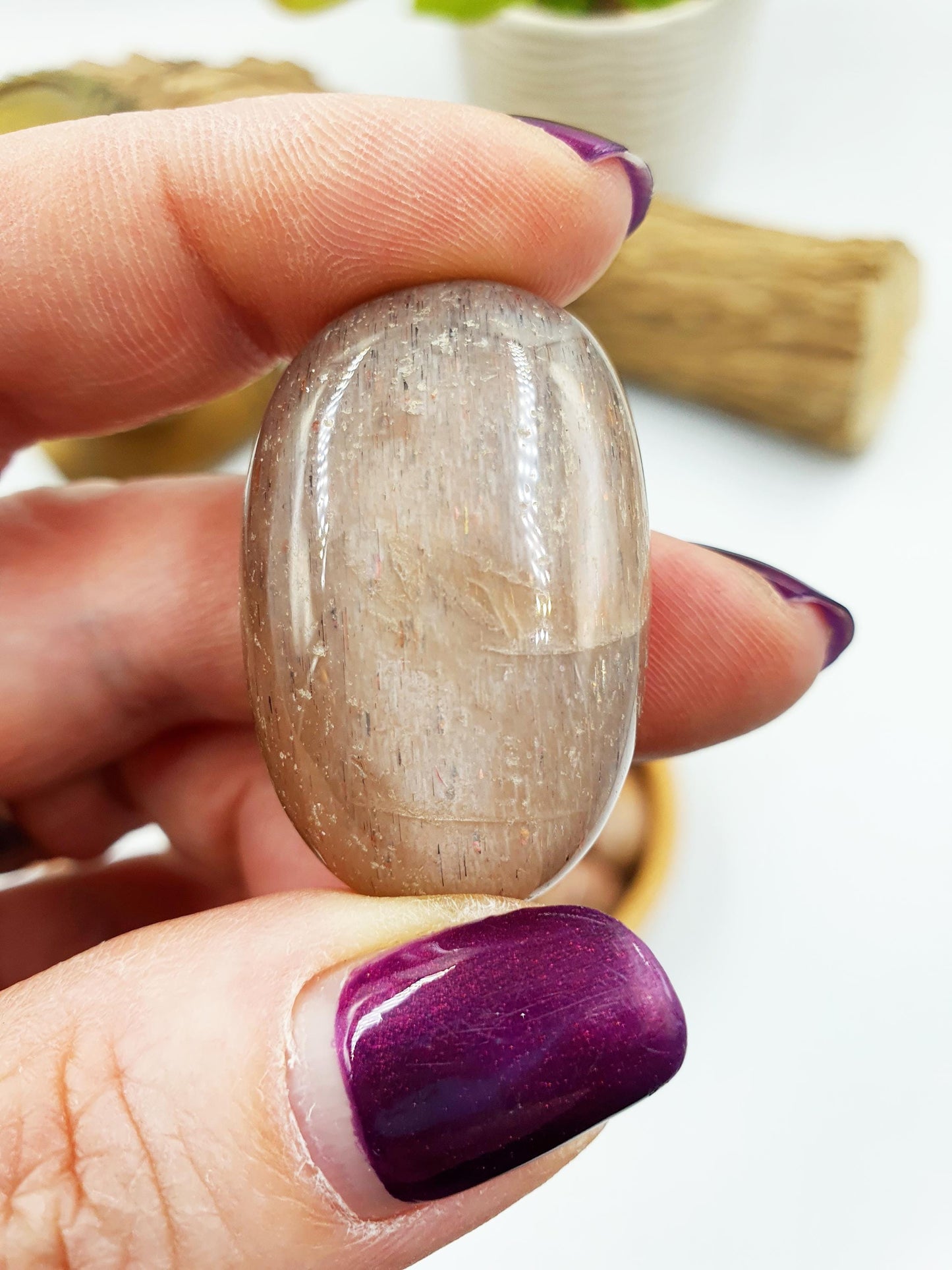 Flashy Moonstone Tumbles