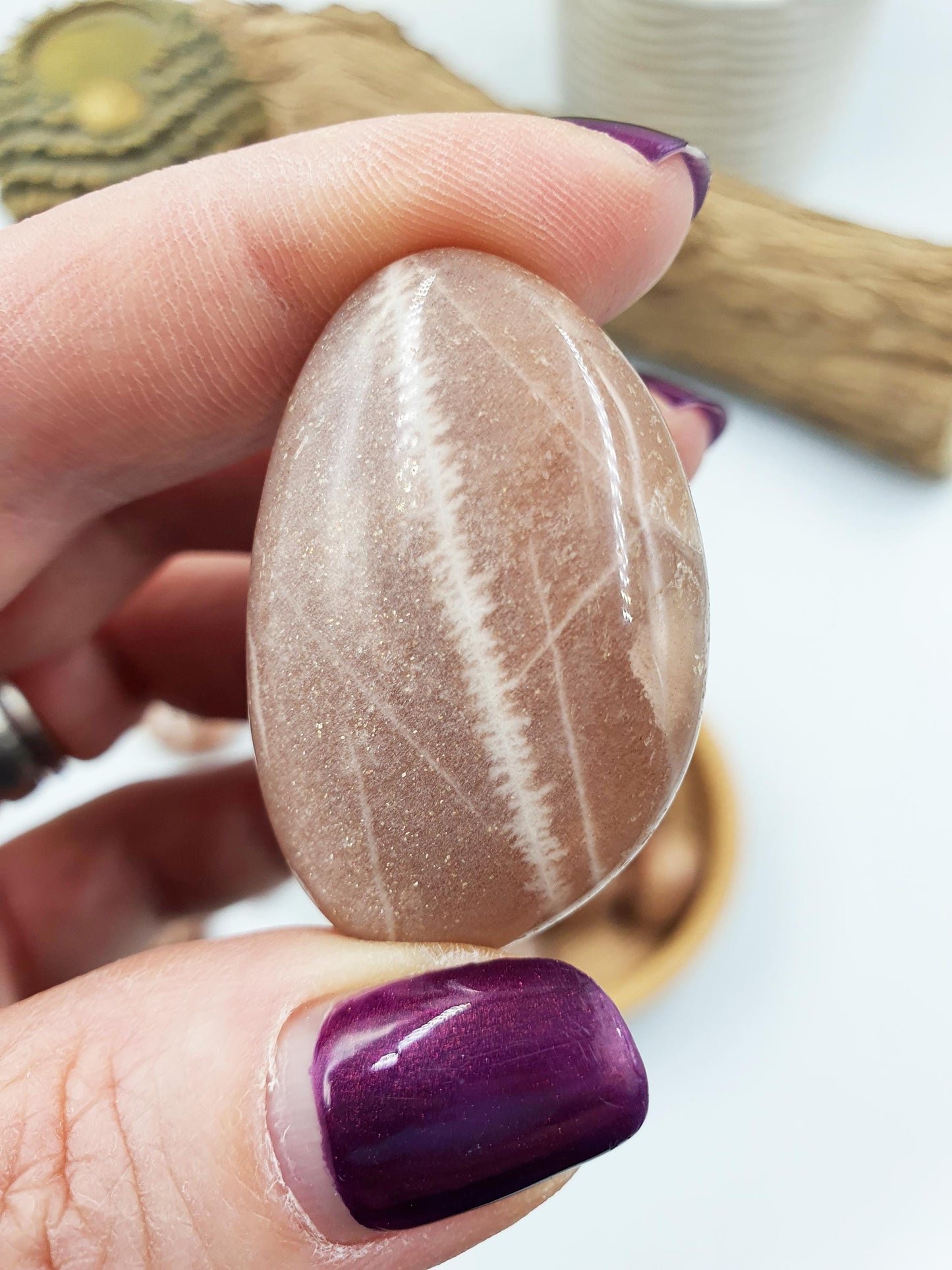 Flashy Moonstone Tumbles