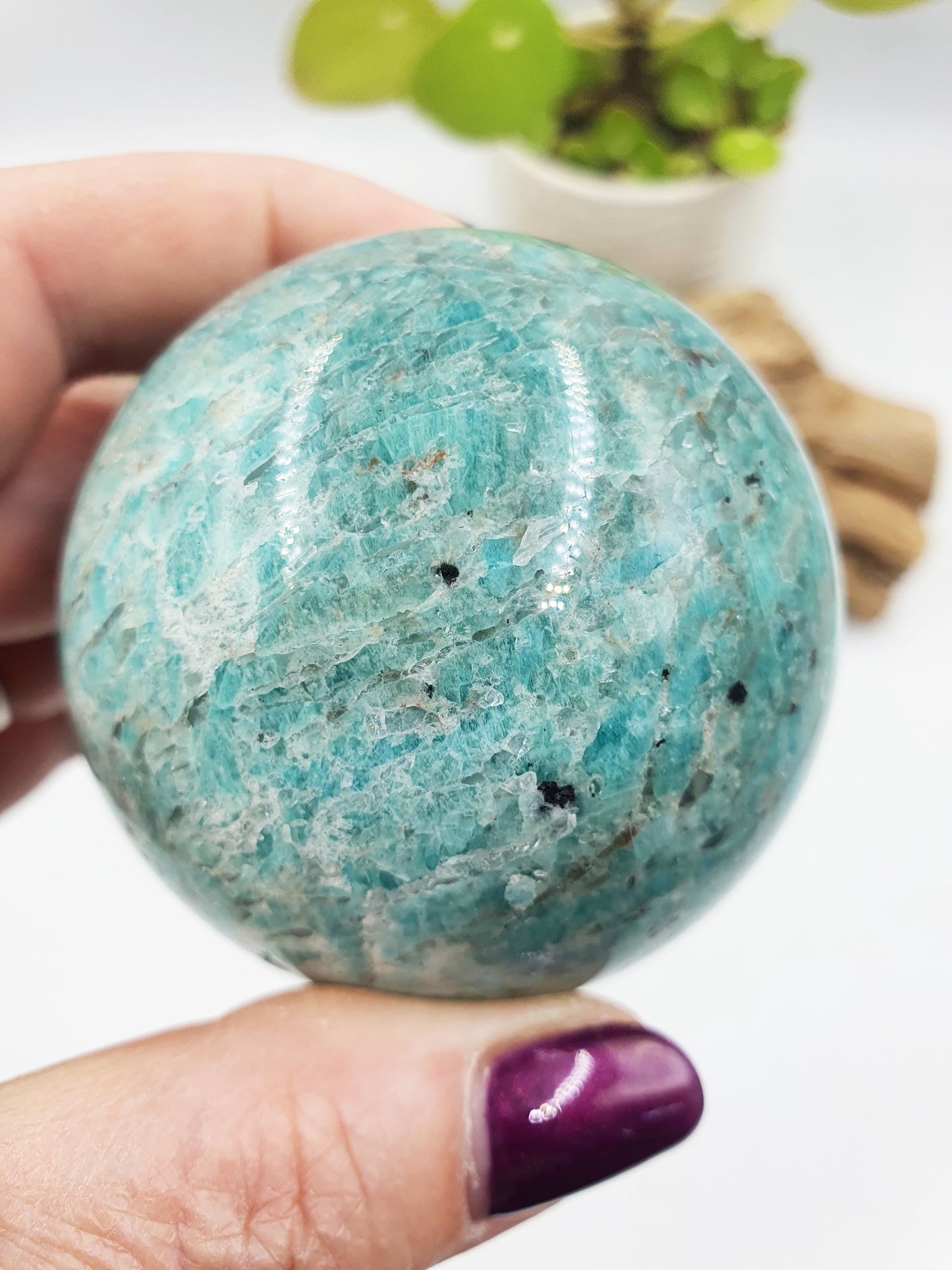 Flashy Amazonite Sphere