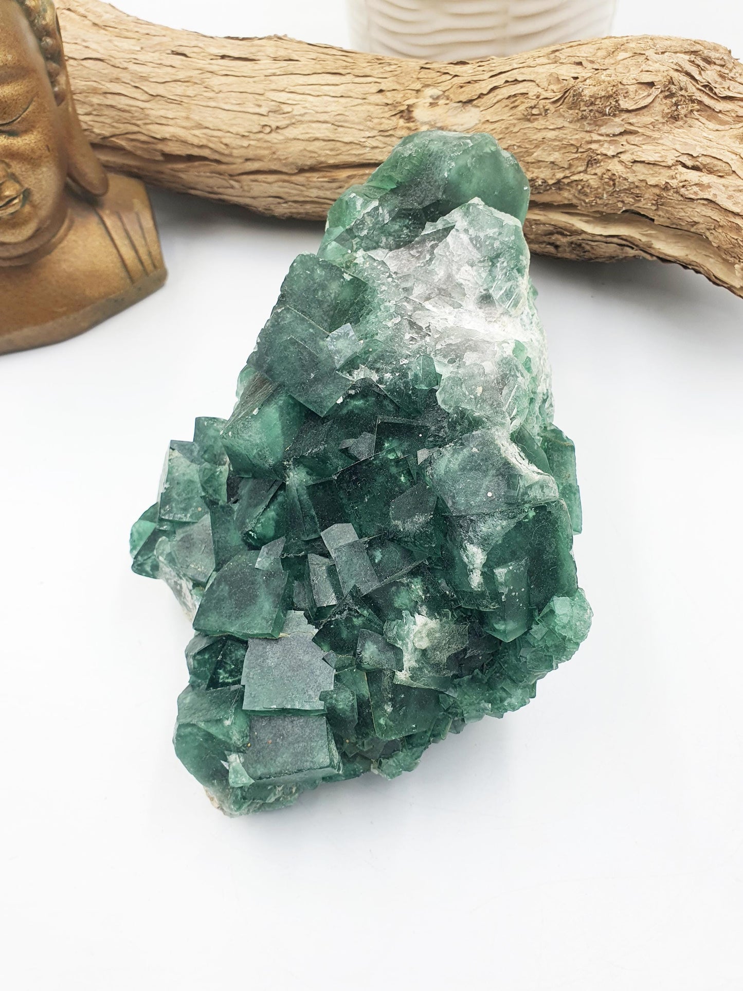 Large Raw Green Heliofluorite
