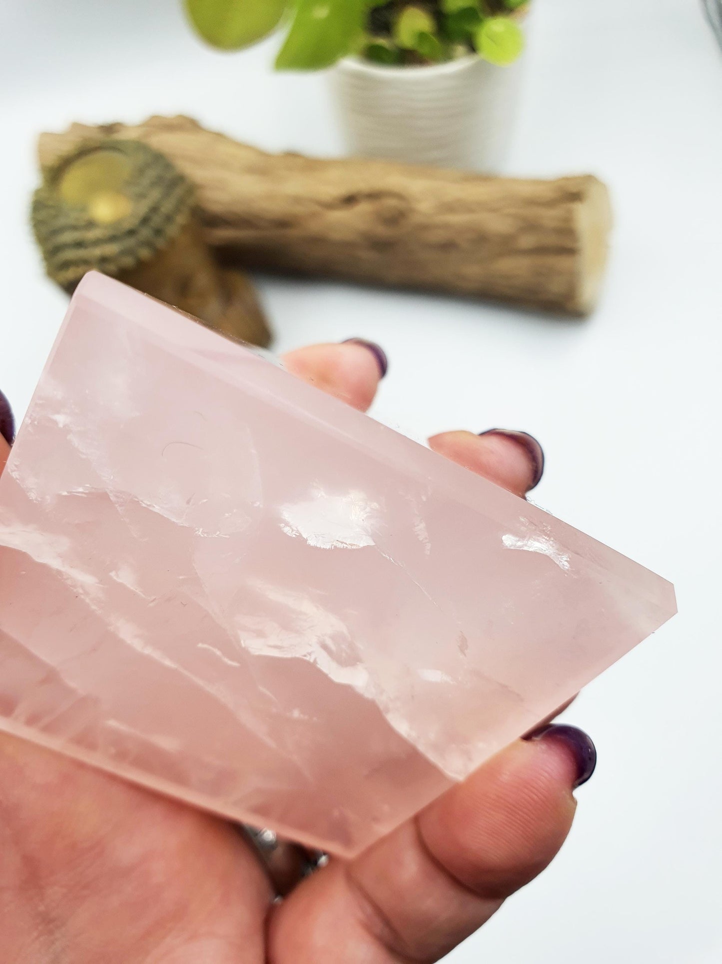 Rose Quartz Pyramid