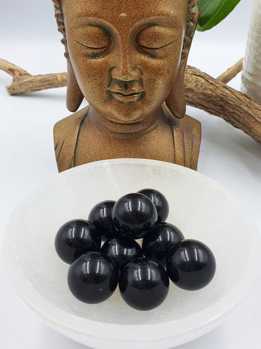 Black Obsidian Mini Crystal Sphere - 20mm