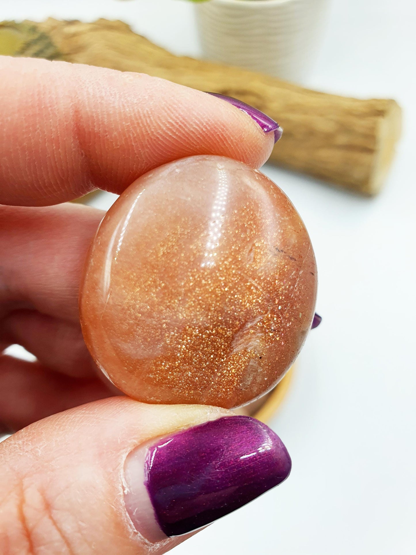 Flashy Moonstone Tumbles
