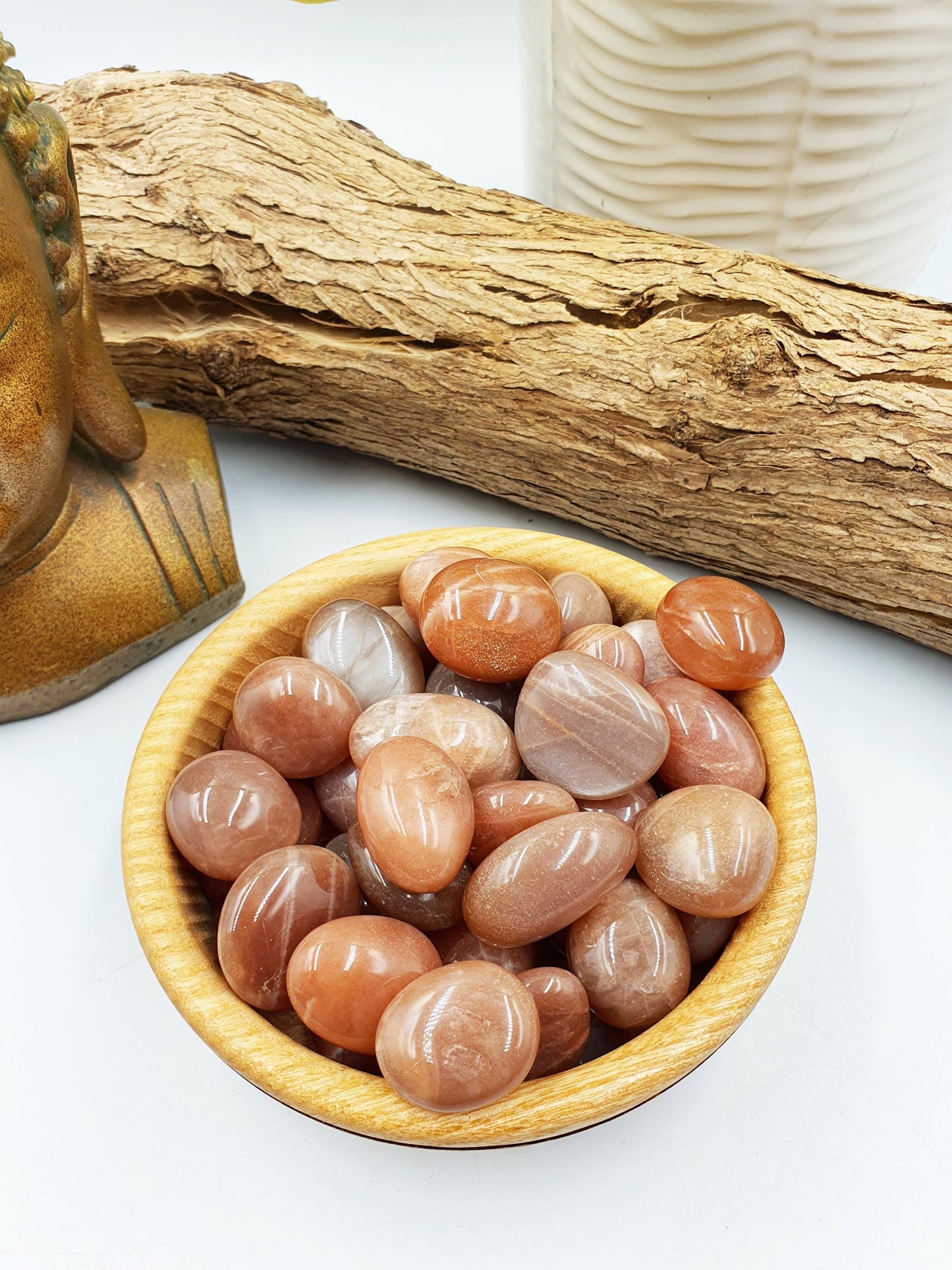 Flashy Moonstone Tumbles
