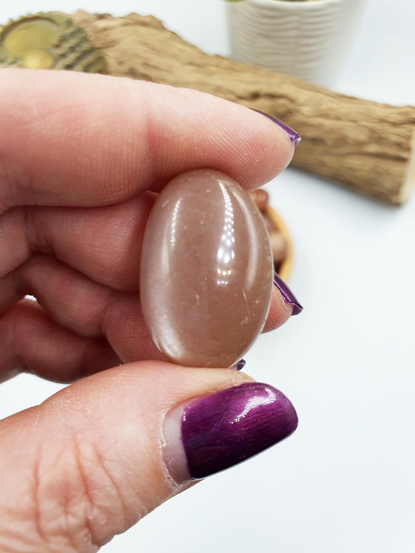 Flashy Moonstone Tumbles