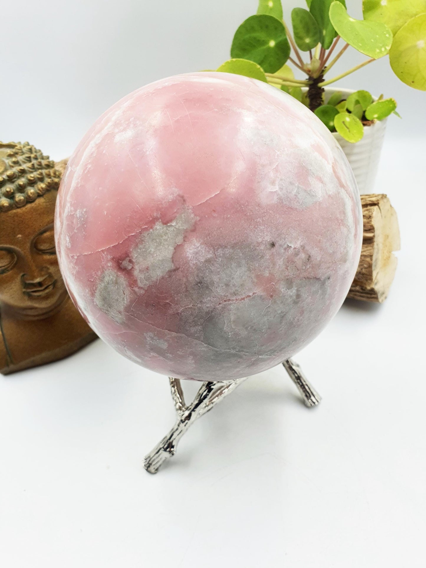 Huge Pink Opal Sphere