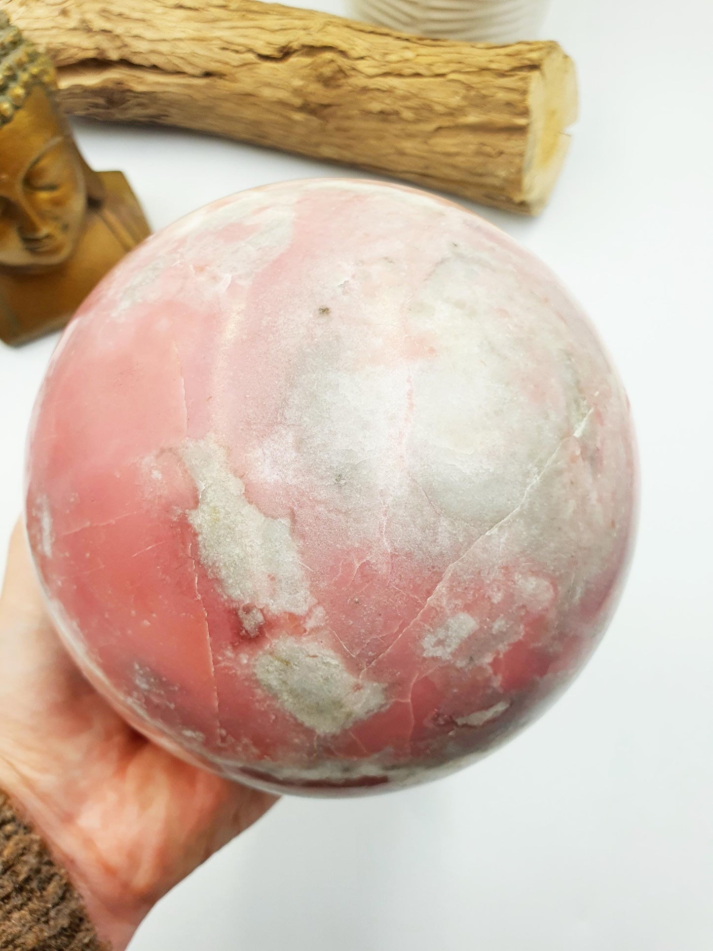 Huge Pink Opal Sphere