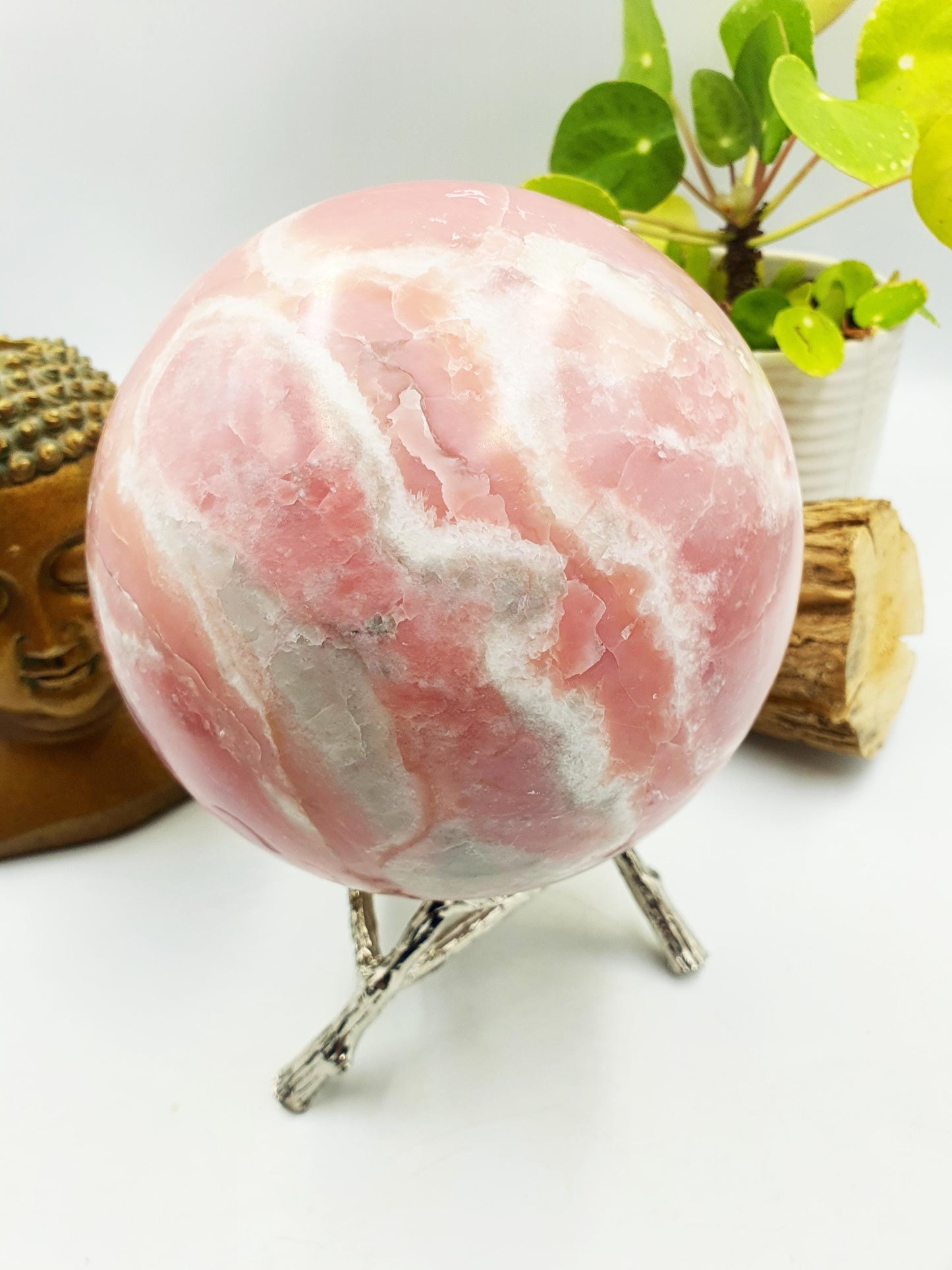 Huge Pink Opal Sphere