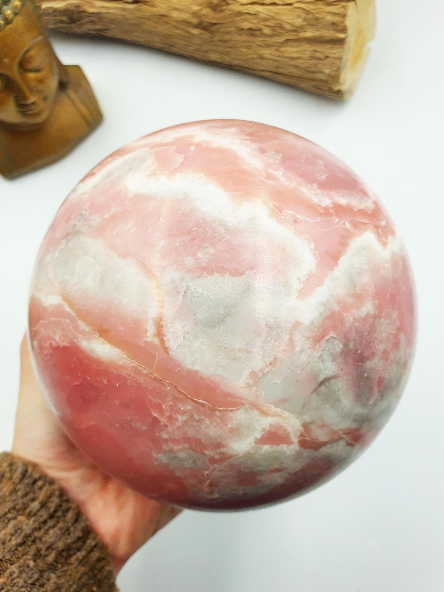 Huge Pink Opal Sphere