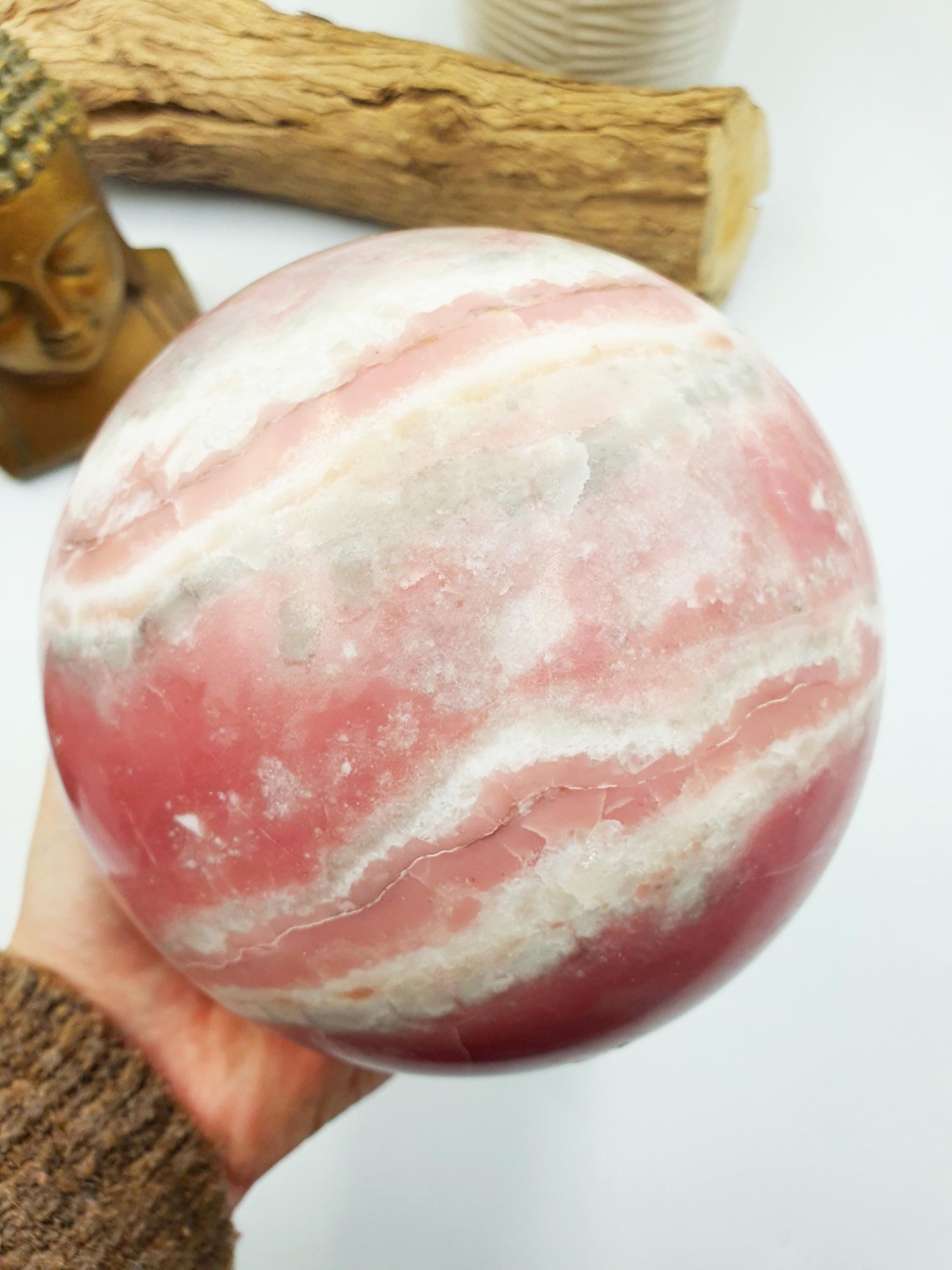 Huge Pink Opal Sphere