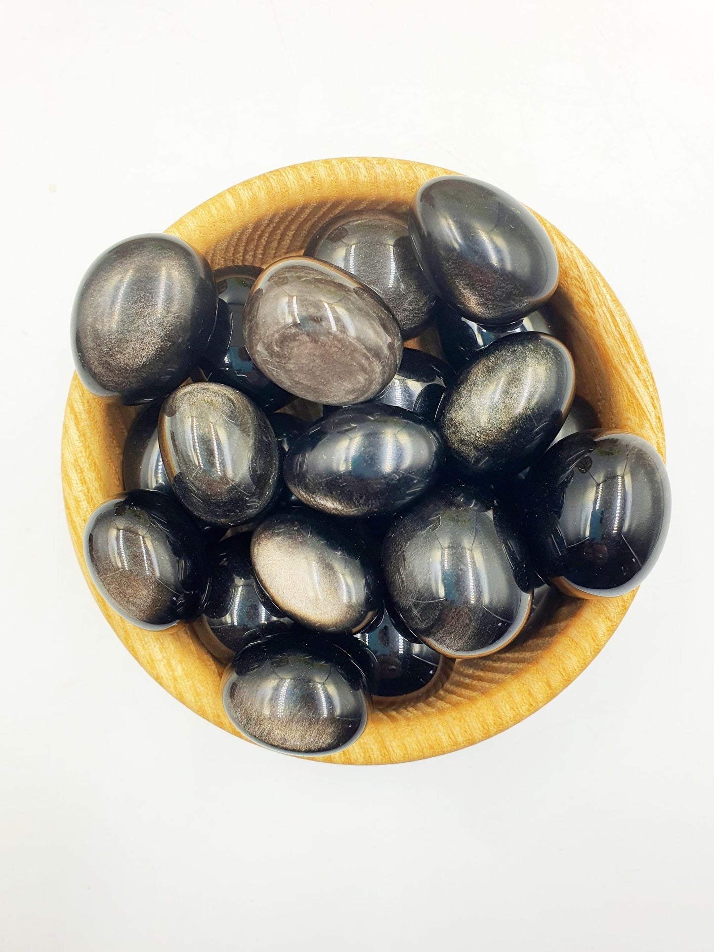 Silver Sheen Obsidian Tumble