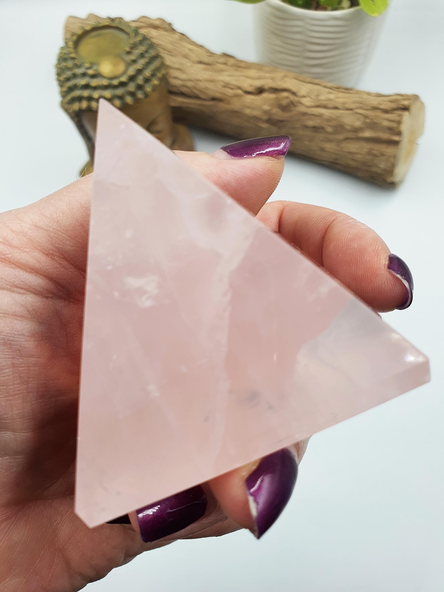 Rose Quartz Pyramid