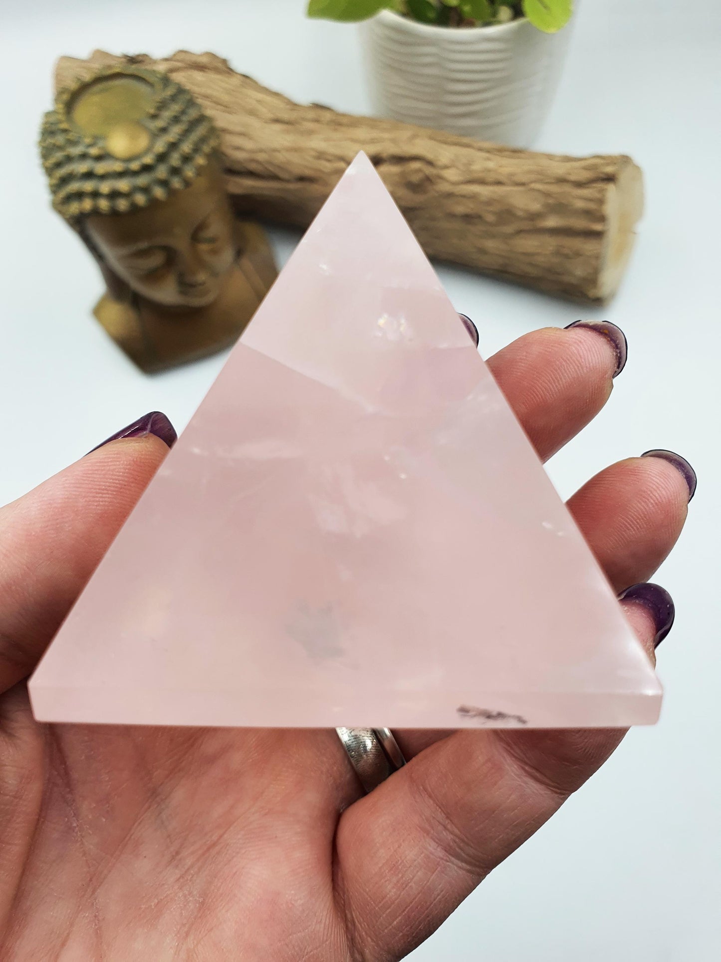 Rose Quartz Pyramid