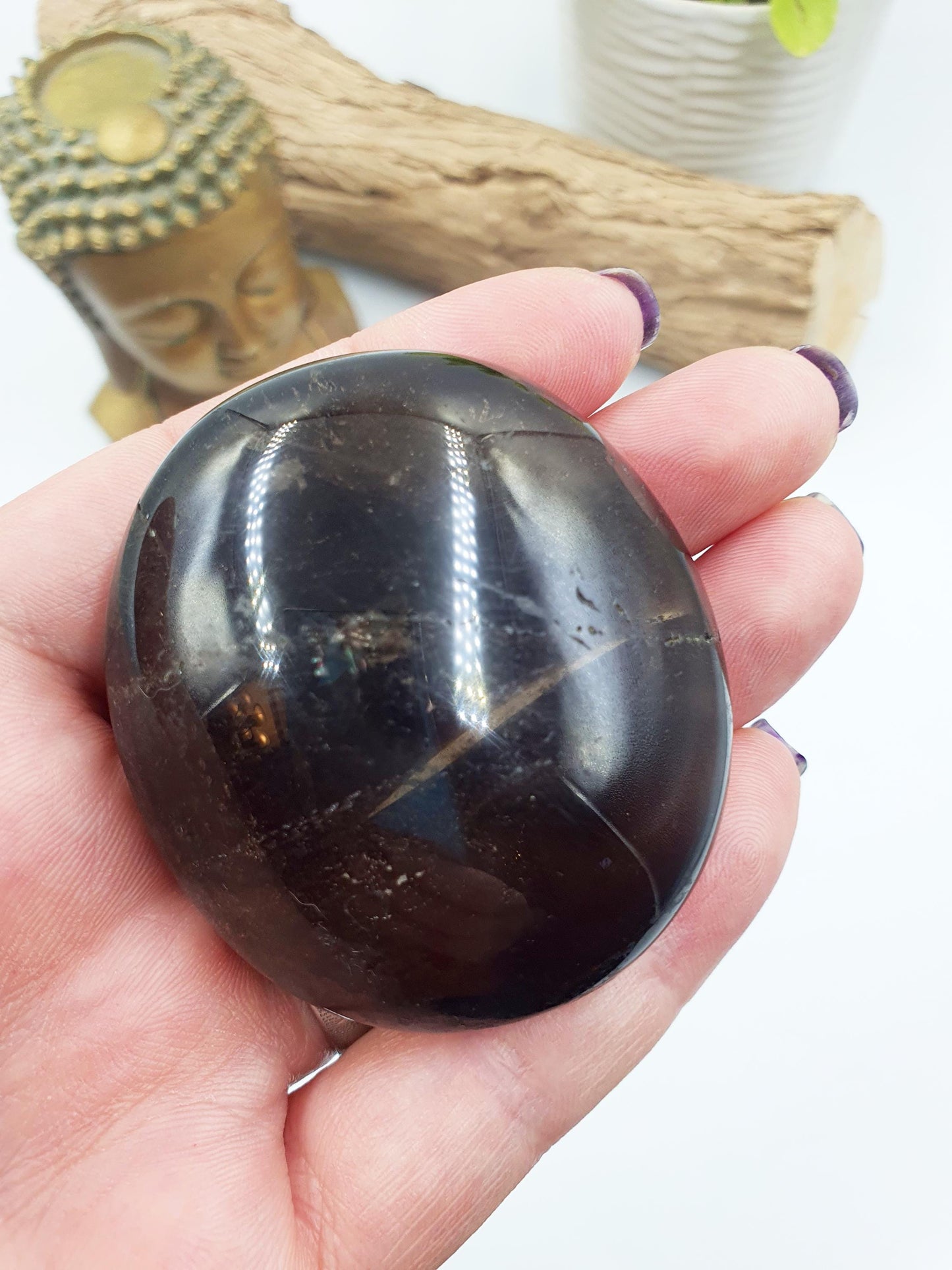 Smoky Quartz Palm