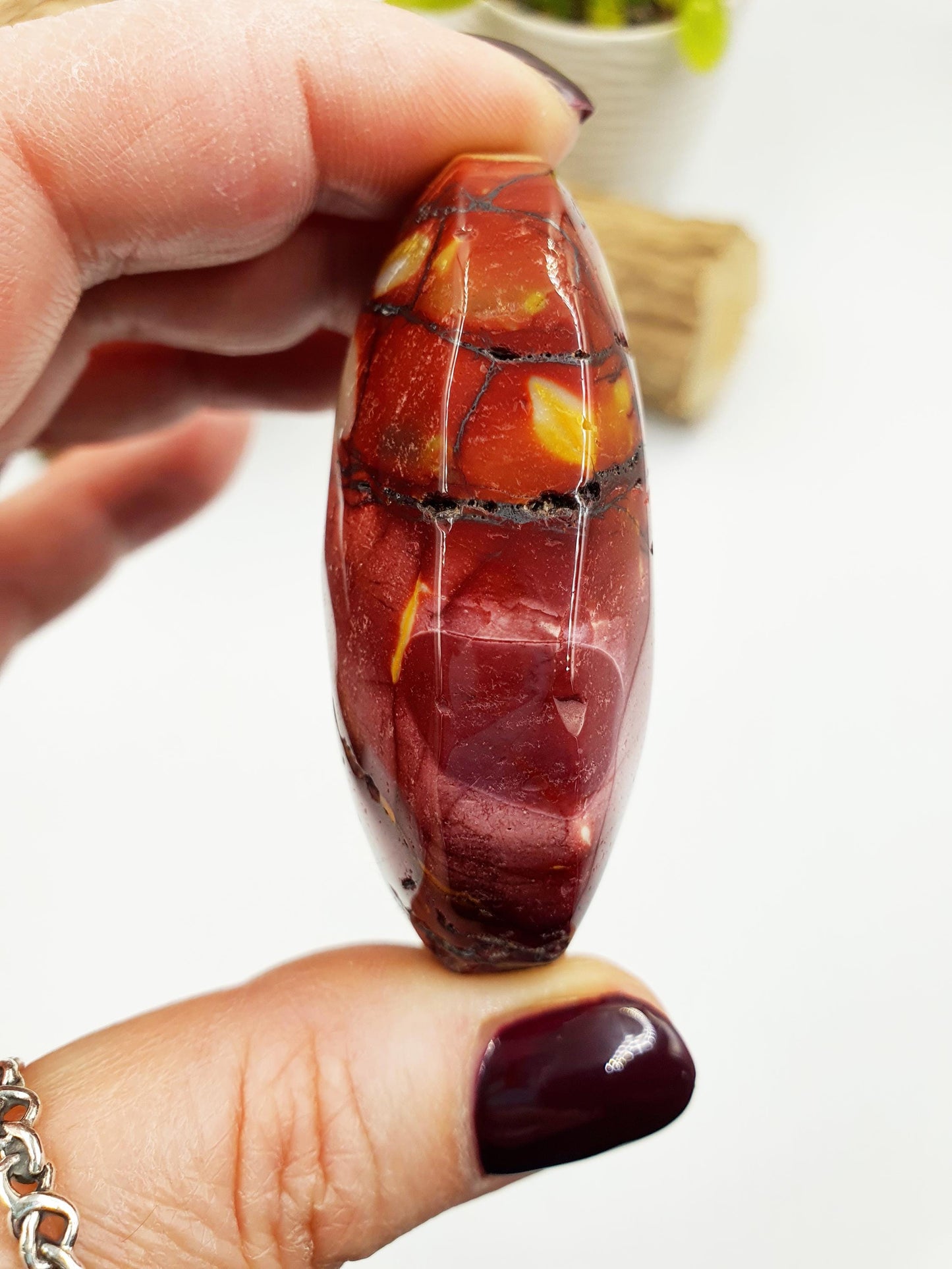 Large Mookaite Jasper Palm