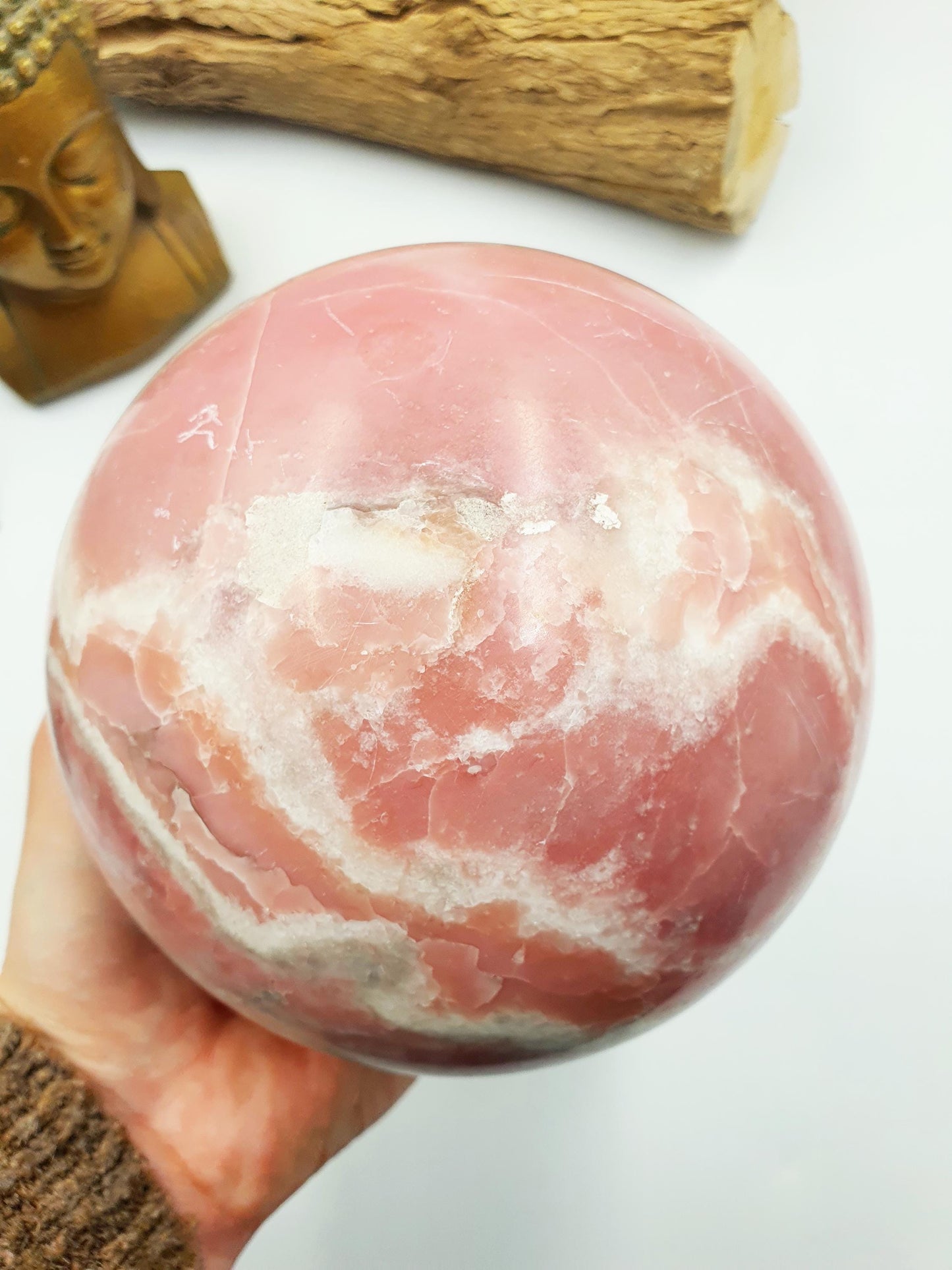 Huge Pink Opal Sphere