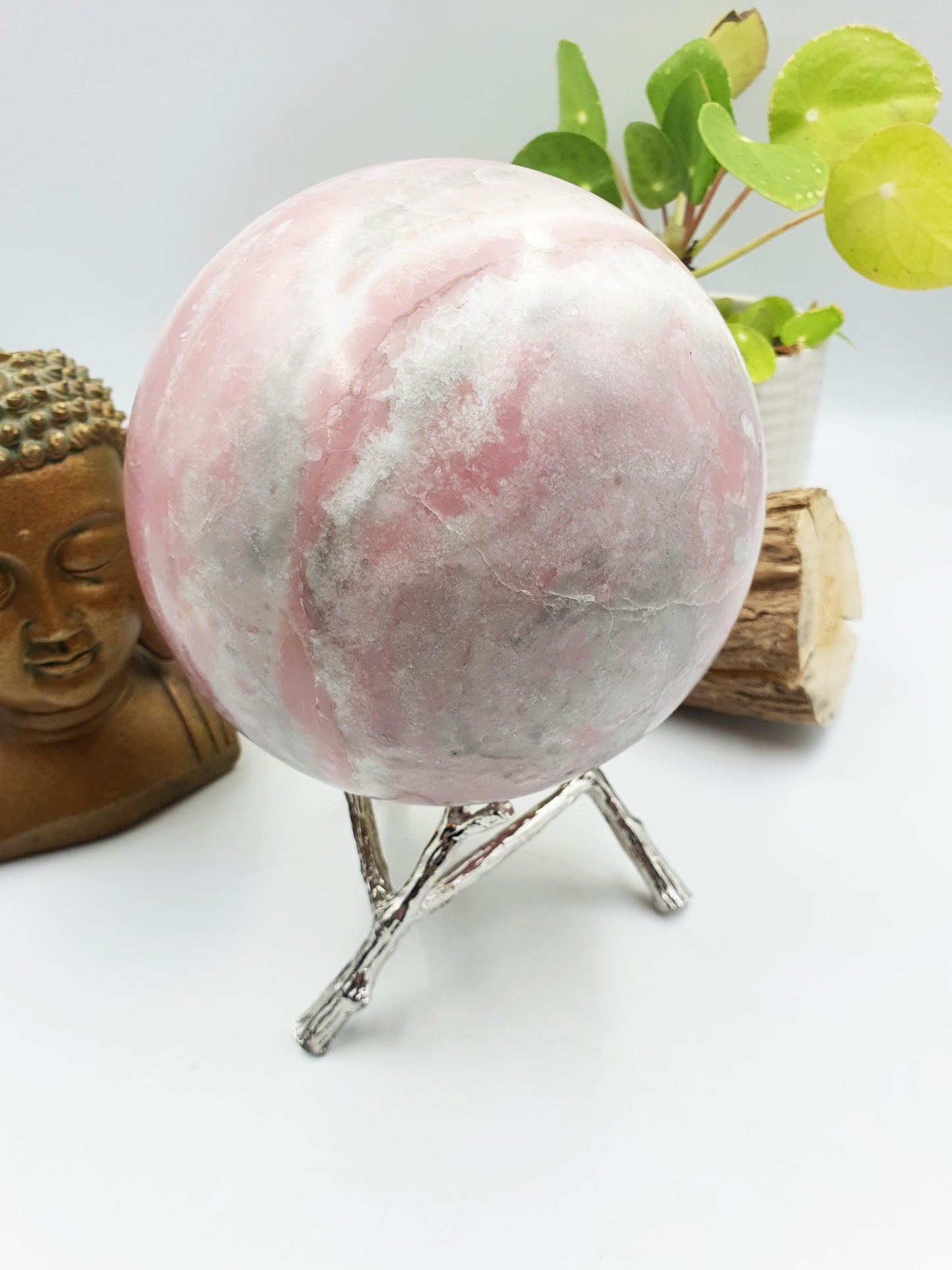 Huge Pink Opal Sphere